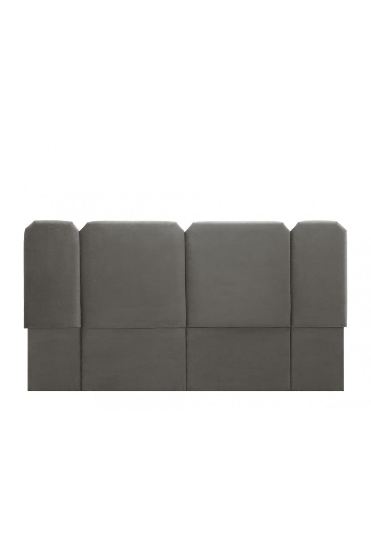 House One-H116 | Velvet headboard - Dark Grey 1