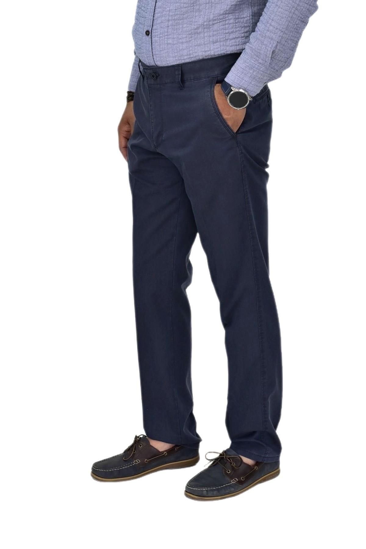 LAVETTO Erkek Kanvas Yazlık Pantolon Klasik 325 BGL-ST04597