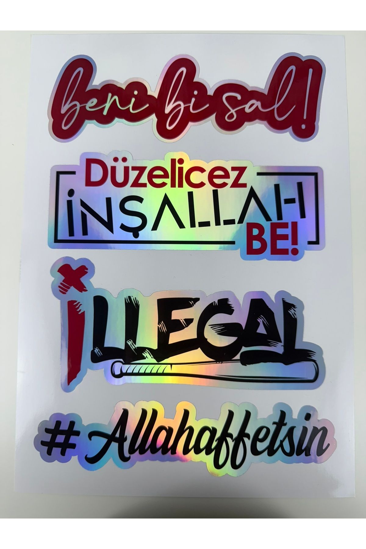 cakaybu Hologram araç sticker'ı Arka Cam Sticker Araba