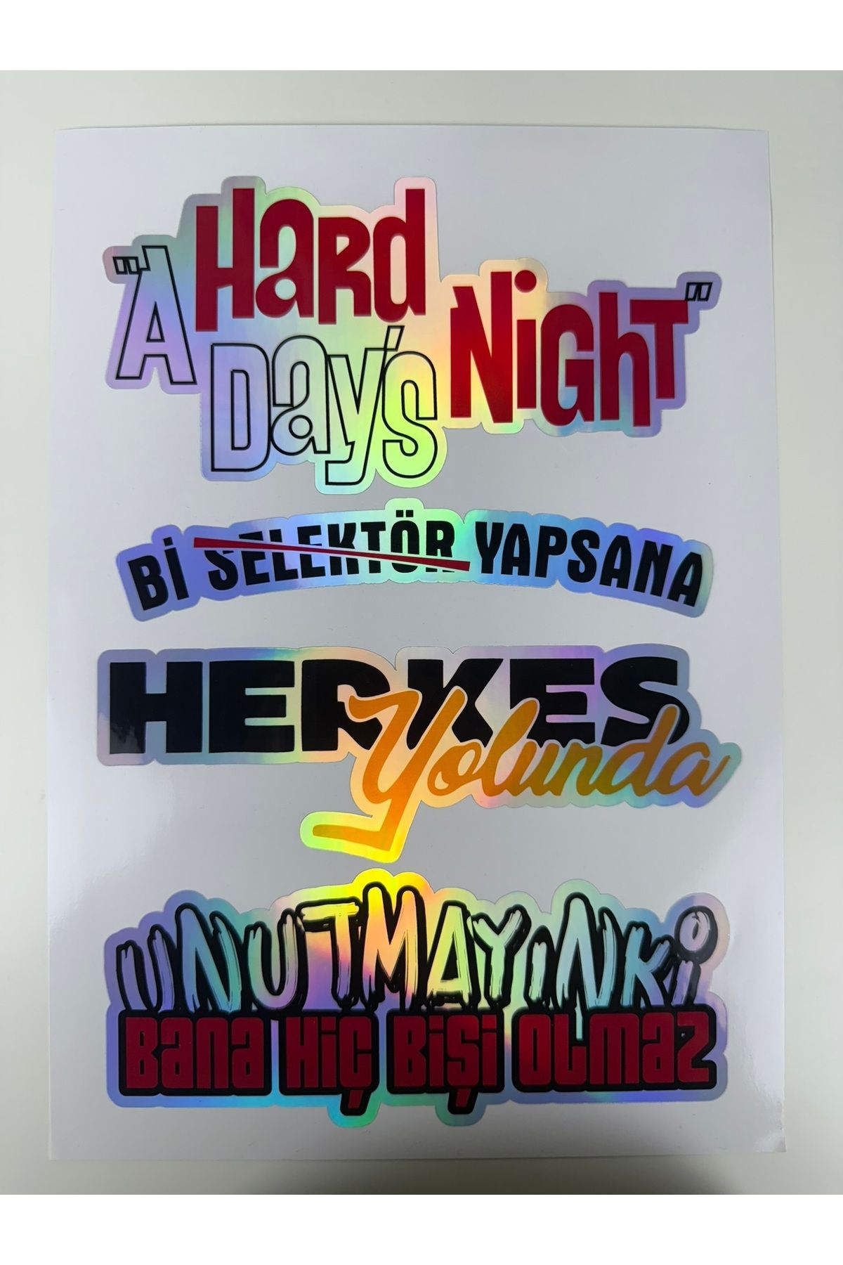 cakaybu Hologram araç sticker'ı Arka Cam Sticker Araba