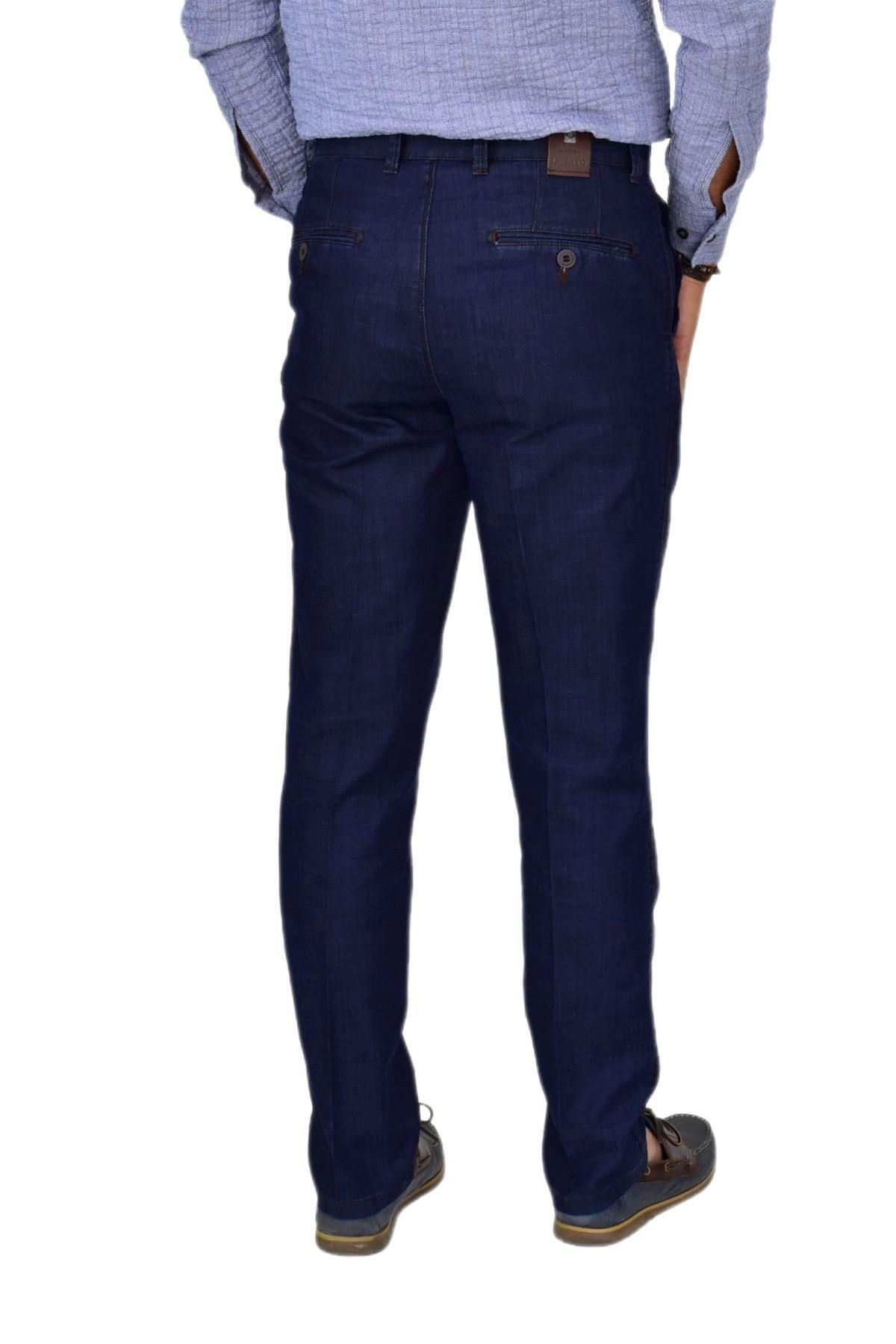 LAVETTO-Men's Canvas Summer Pants Classic 1283 Bgl-St04605 4