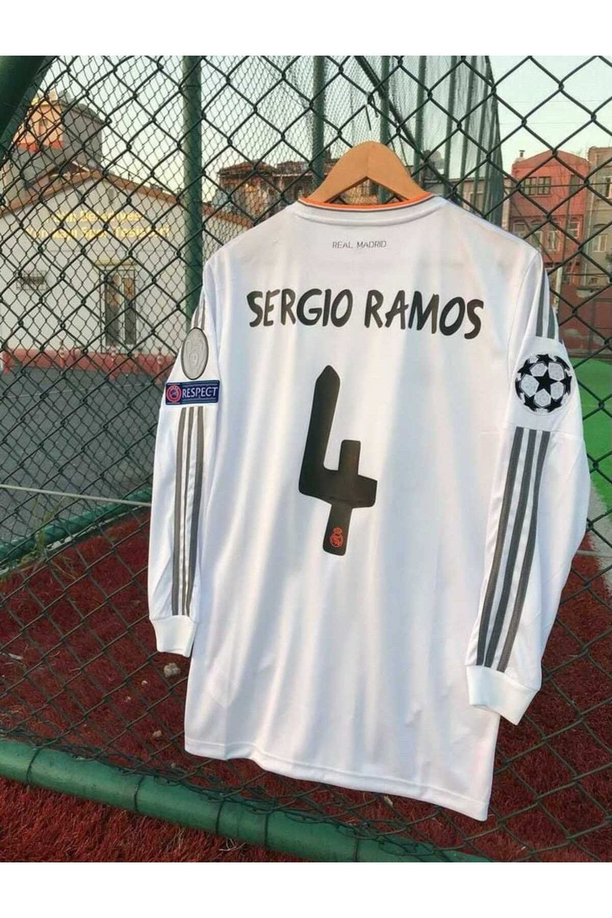 feriköy RE.A.L M.A.D.R.İ.D 2014 LİZBON FİNALİ SERGİO RAMOS NOSTALJİ FORMASI (UZUN KOL )