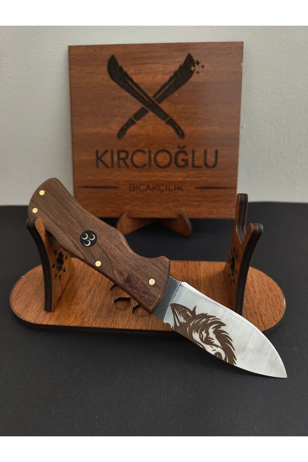 Krc Knife Kurt Baskılı Çakı