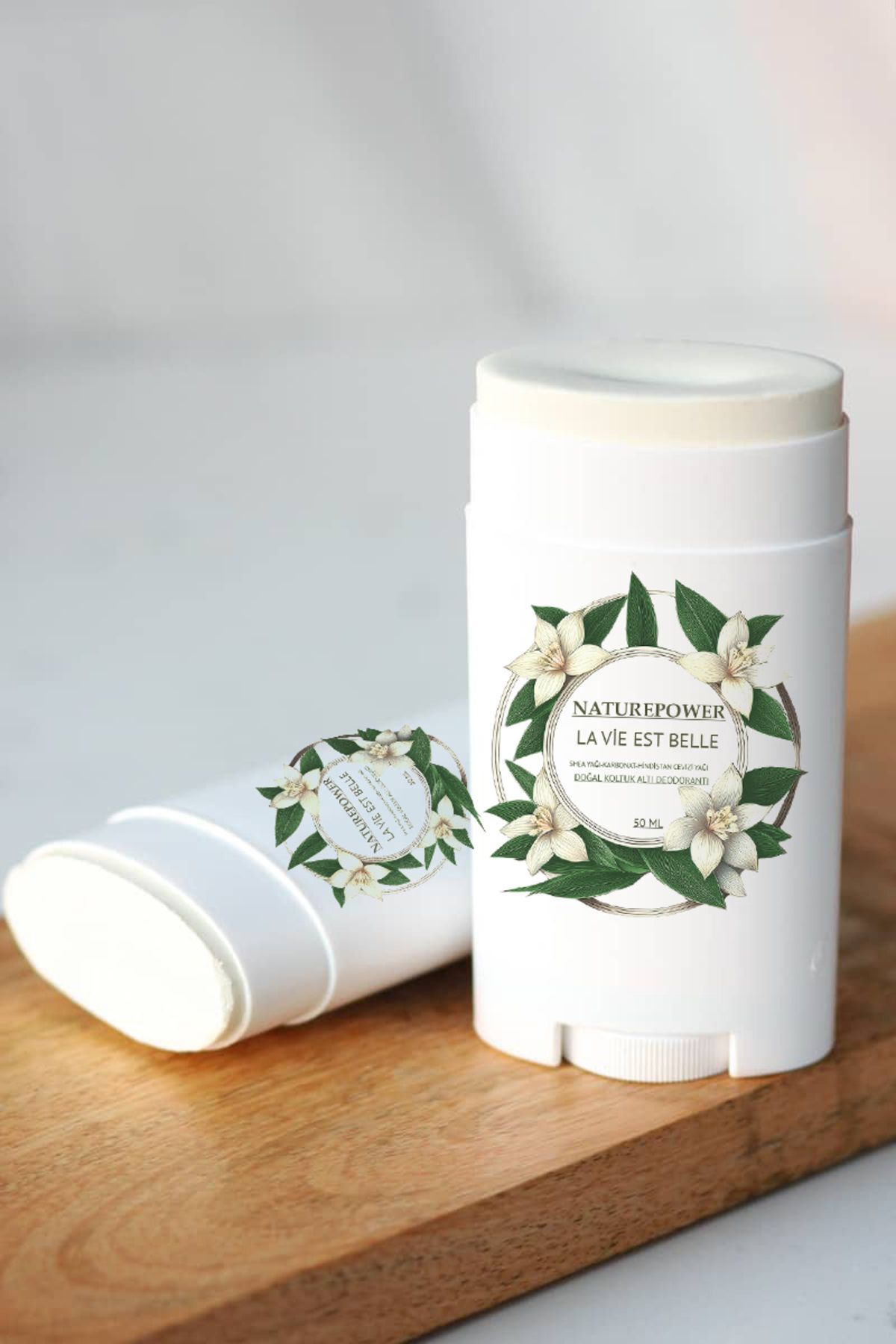 naturepower %100 Doğal Roll-on Deodorant Ter Kokusu Önleyici Koltuk Altı L Vie est Belle Parfüm Esanslı 50 ml