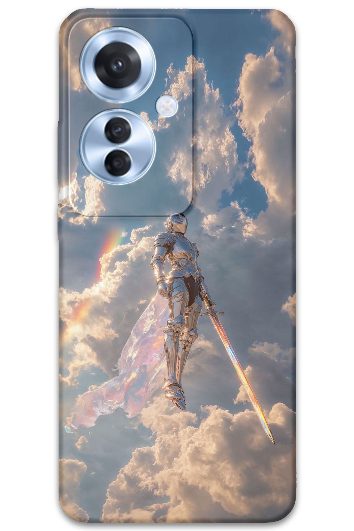 Gramaphone Oppo Reno 11F Uyumlu Retro Desenli Telefon Kılıfı + Ekran Koruyucu - 5841