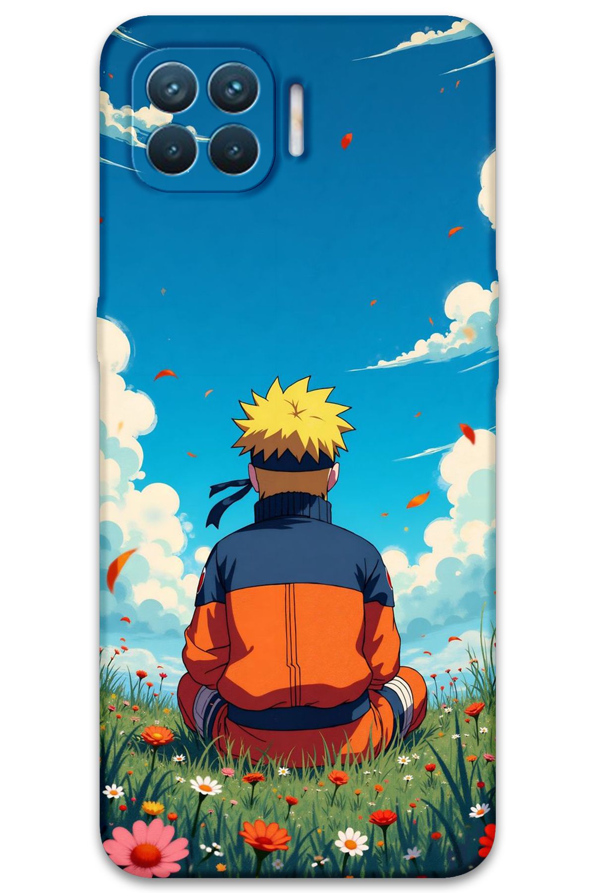 Gramaphone Oppo Reno 4 Lite Uyumlu Anime Desenli Telefon Kılıfı + Ekran Koruyucu - 5747