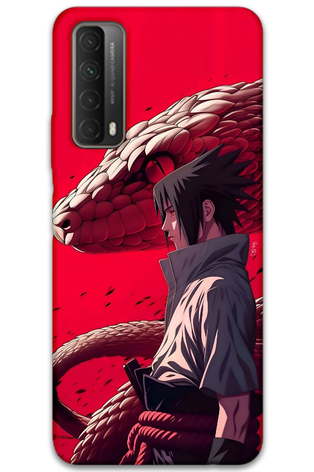 Gramaphone Huawei P Smart 2021 Uyumlu Anime Desenli Telefon Kılıfı + Ekran Koruyucu - 5746