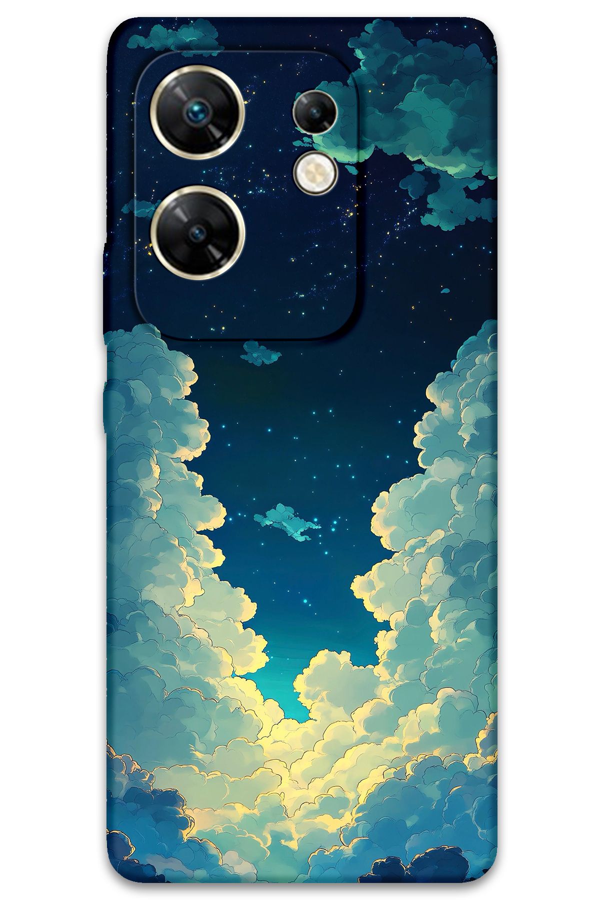 Gramaphone İnfinix Zero 30 4G Uyumlu Uzay Desenli Telefon Kılıfı - 5868