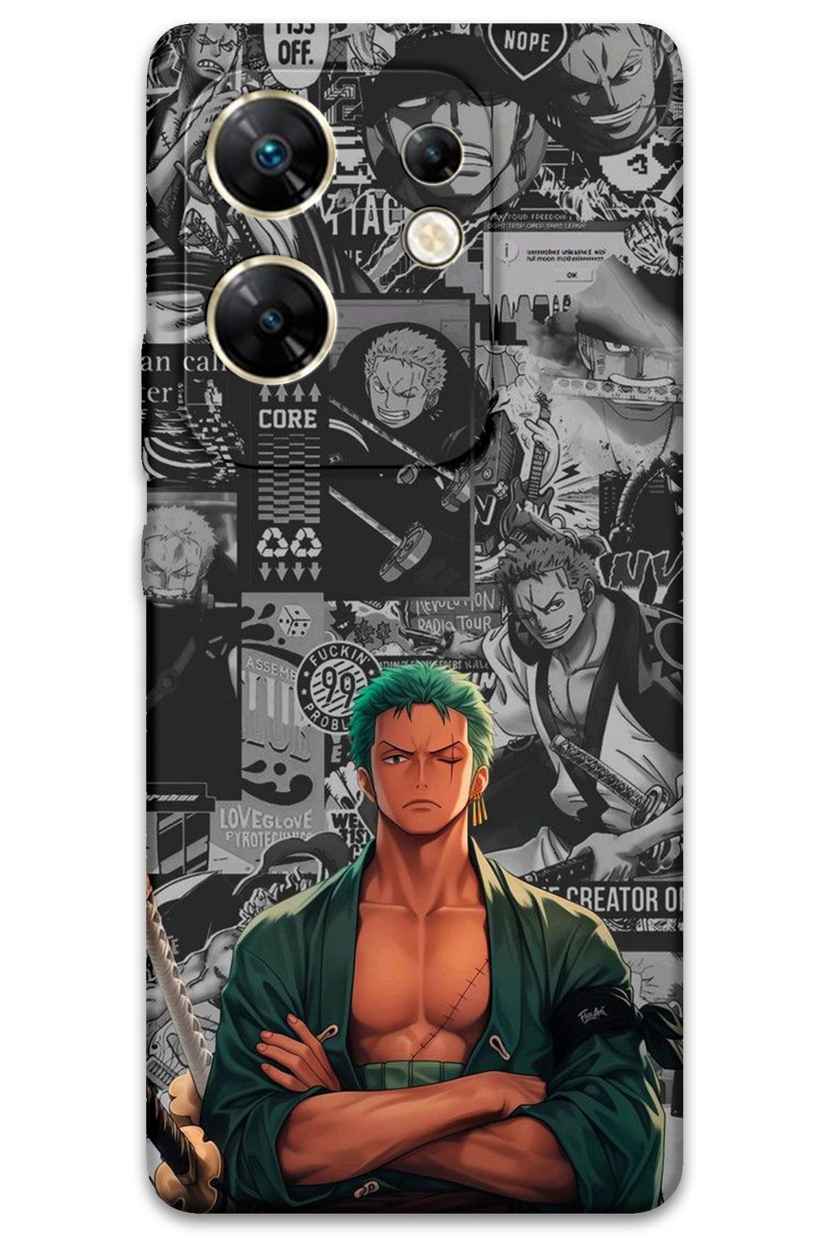 Gramaphone İnfinix Zero 30 4G Uyumlu Anime Desenli Telefon Kılıfı - 5756