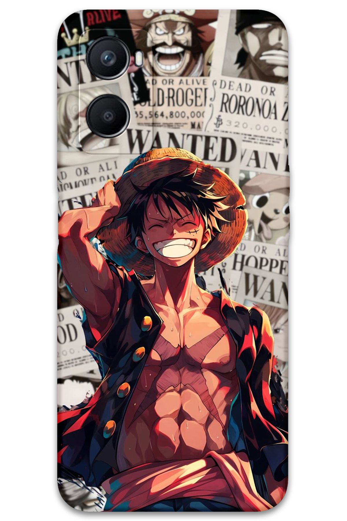 Gramaphone Oppo A96 Uyumlu Anime Desenli Telefon Kılıfı + Ekran Koruyucu - 5754