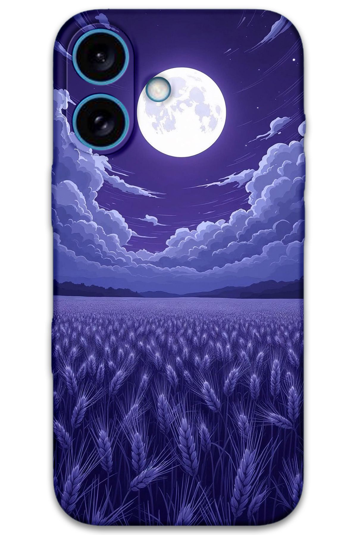 Gramaphone iPhone 16 Uyumlu Çiçek Desenli Telefon Kılıfı + Ekran Koruyucu - 5797