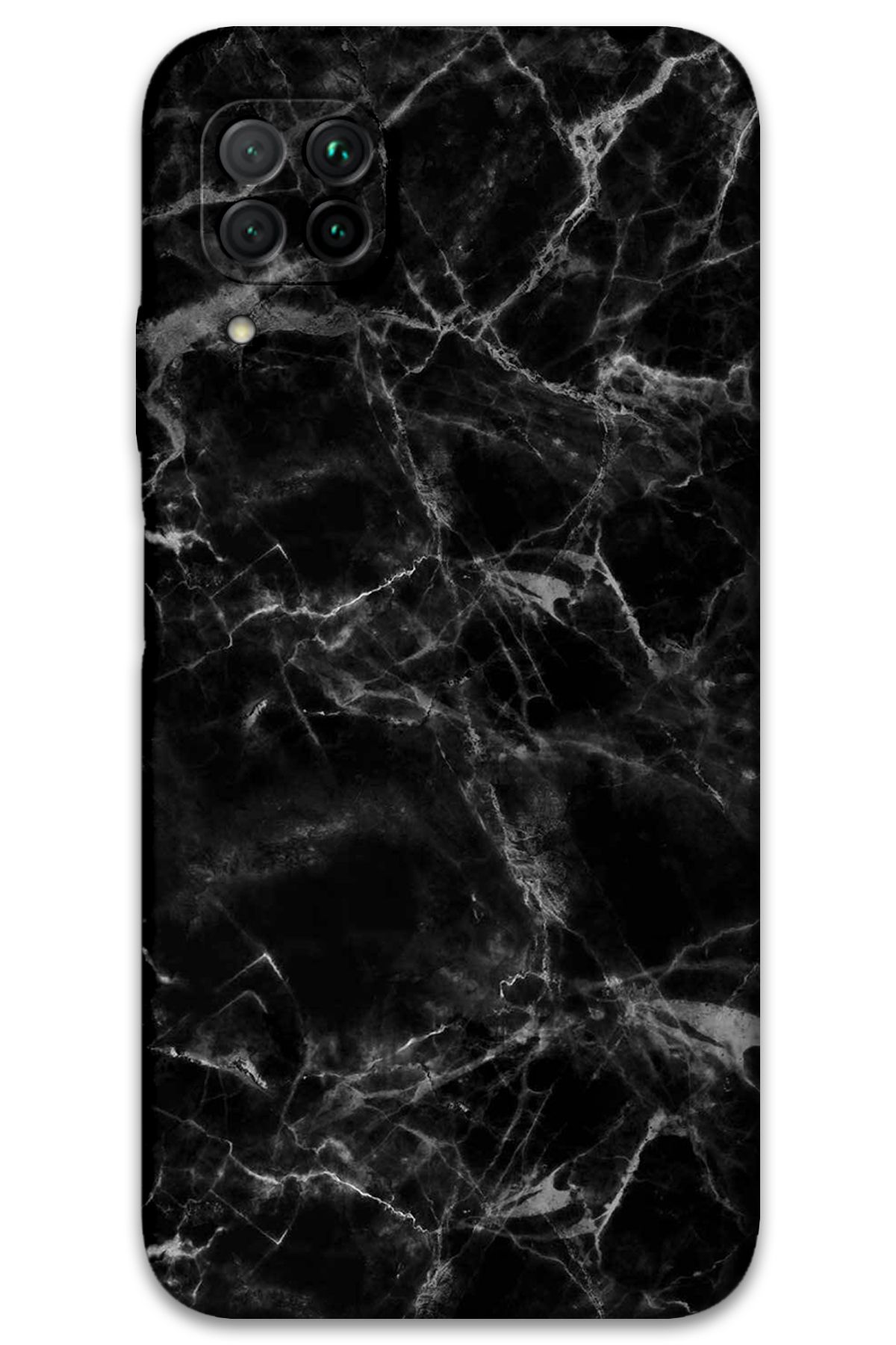 Gramaphone Huawei P40 Lite Uyumlu Mermer Desenli Telefon Kılıfı + Ekran Koruyucu - 5815