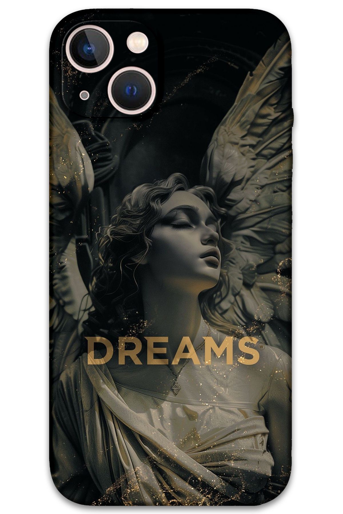 Gramaphone iPhone 15 Uyumlu Retro Desenli Telefon Kılıfı + Ekran Koruyucu - 5832
