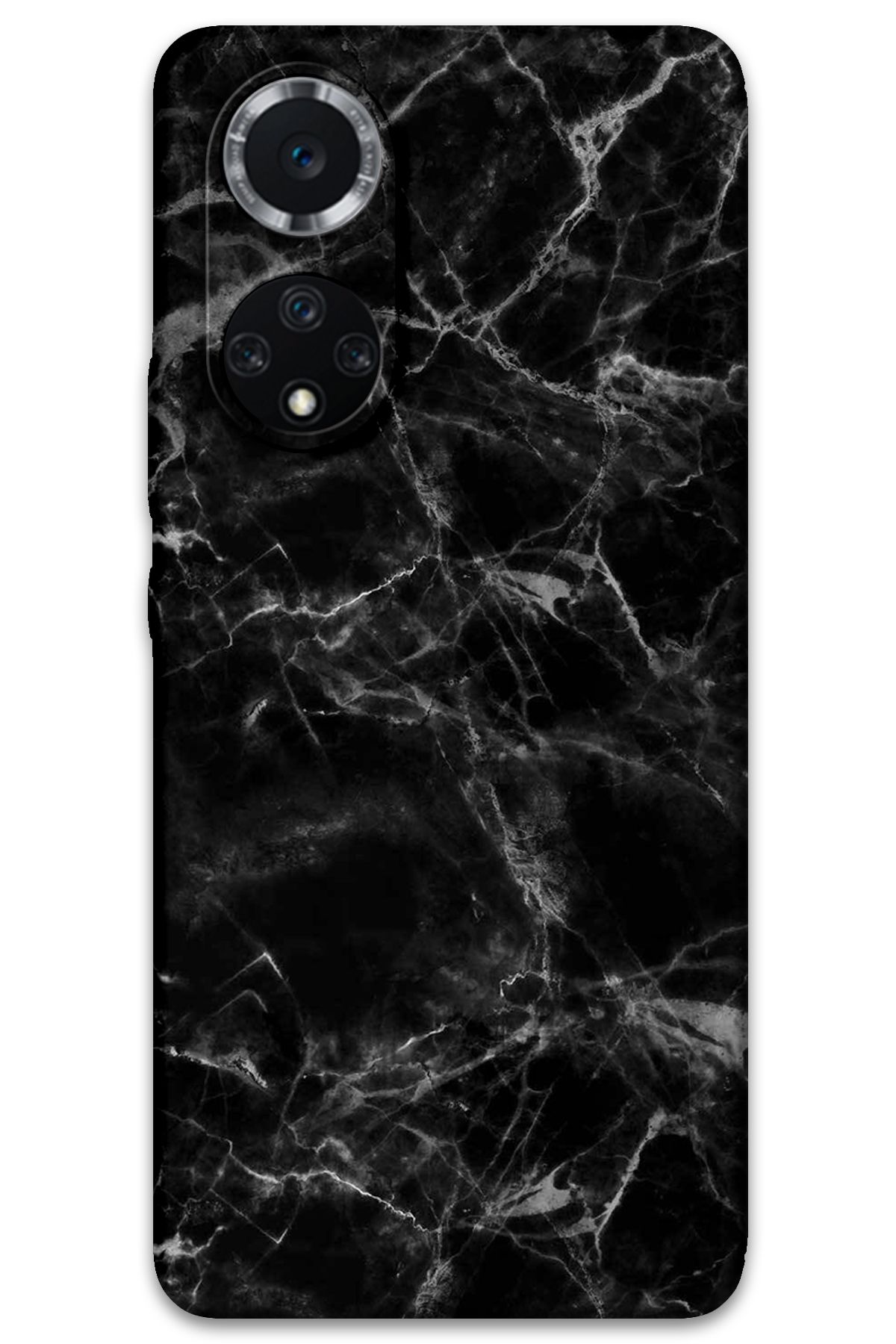 Gramaphone Huawei Nova 9 Uyumlu Mermer Desenli Telefon Kılıfı + Ekran Koruyucu - 5815
