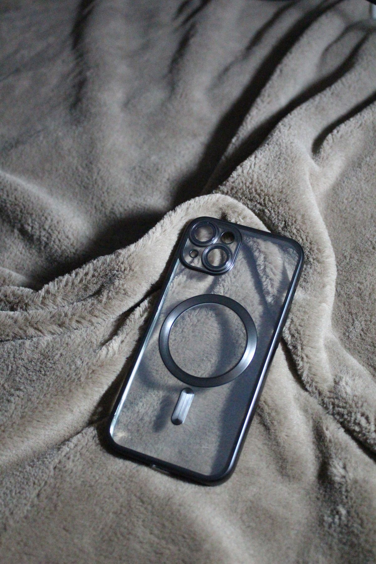 KİLİFROOM İphone 14 Uyumlu Magsafeli Kamera Koruyuculu Silikon Kılıf