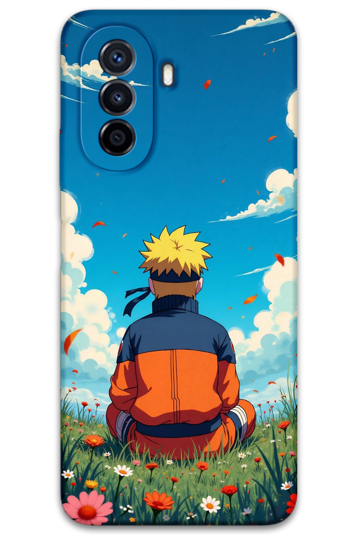 Gramaphone Huawei Nova Y70 Uyumlu Anime Desenli Telefon Kılıfı + Ekran Koruyucu - 5747