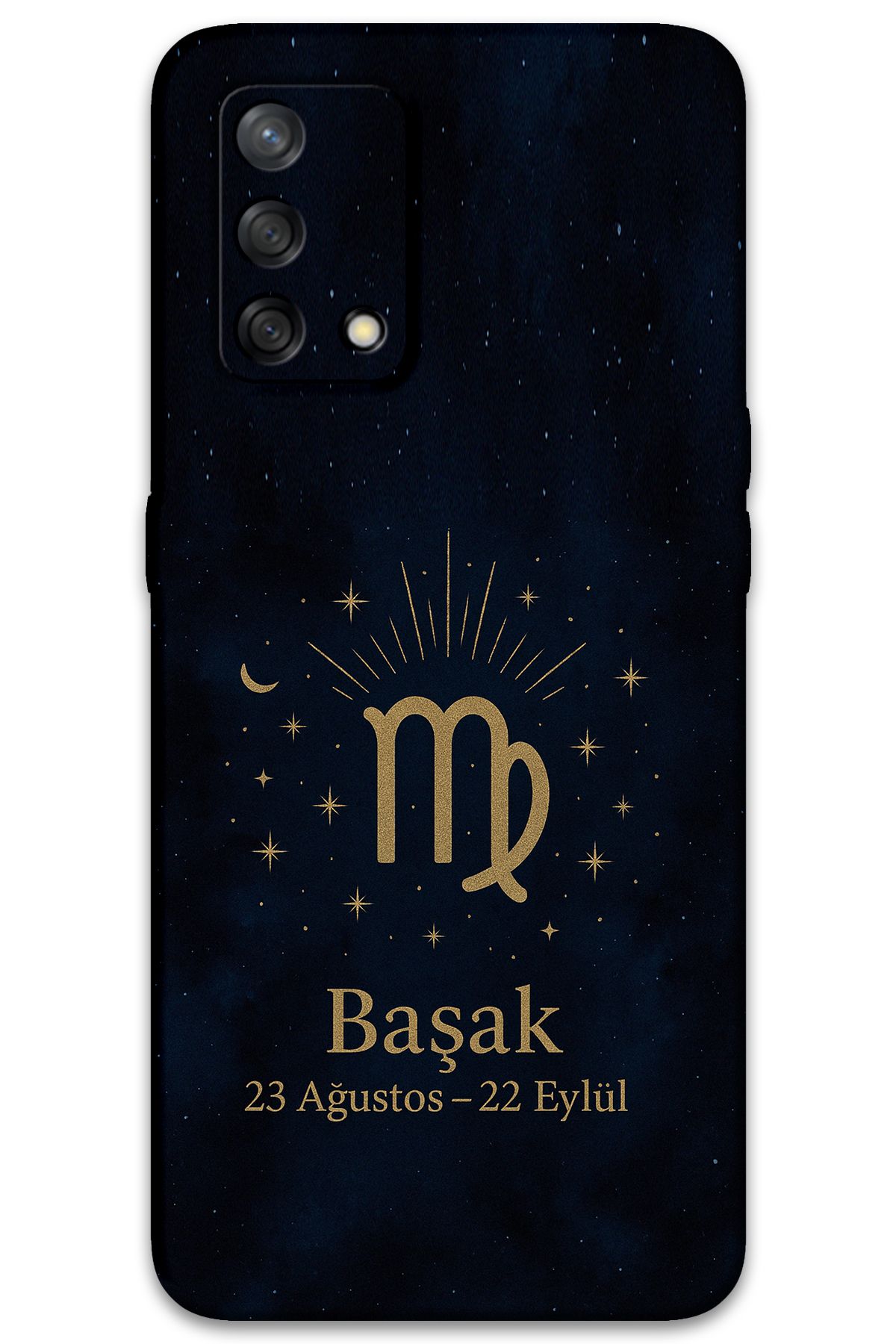 Gramaphone Oppo A74 Uyumlu Başak Burcu Desenli Telefon Kılıfı + Ekran Koruyucu - 5773