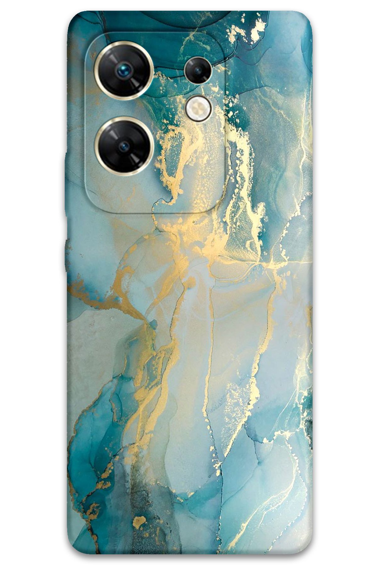 Gramaphone İnfinix Zero 30 4G Uyumlu Mermer Desenli Telefon Kılıfı - 5814