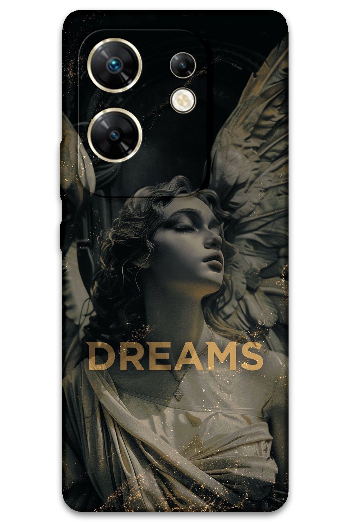 Gramaphone İnfinix Zero 30 4G Uyumlu Retro Desenli Telefon Kılıfı - 5832