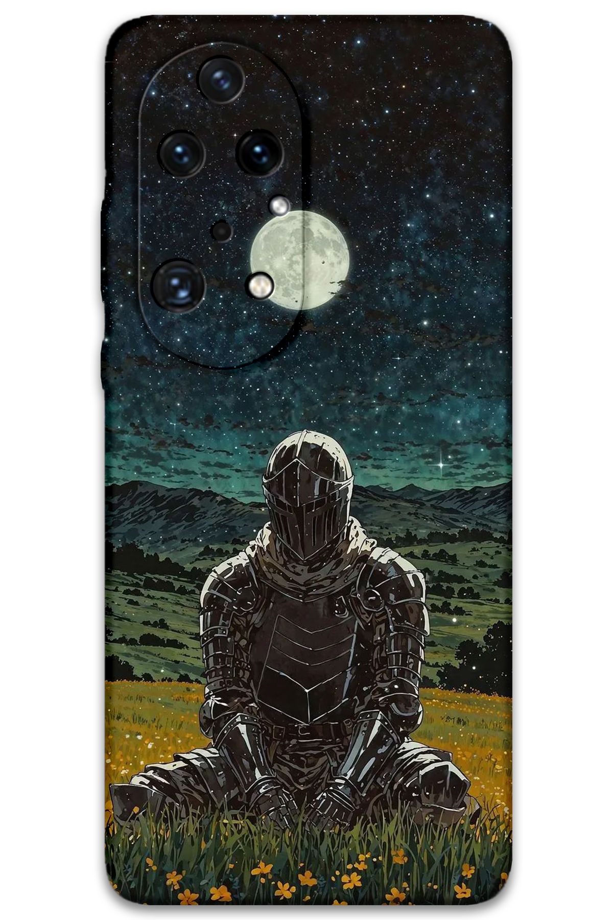 Gramaphone Huawei P50 Pro Uyumlu Retro Desenli Telefon Kılıfı + Ekran Koruyucu - 5844