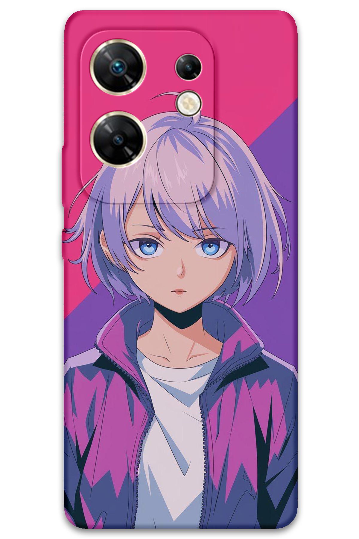 Gramaphone İnfinix Zero 30 4G Uyumlu Anime Desenli Telefon Kılıfı - 5742