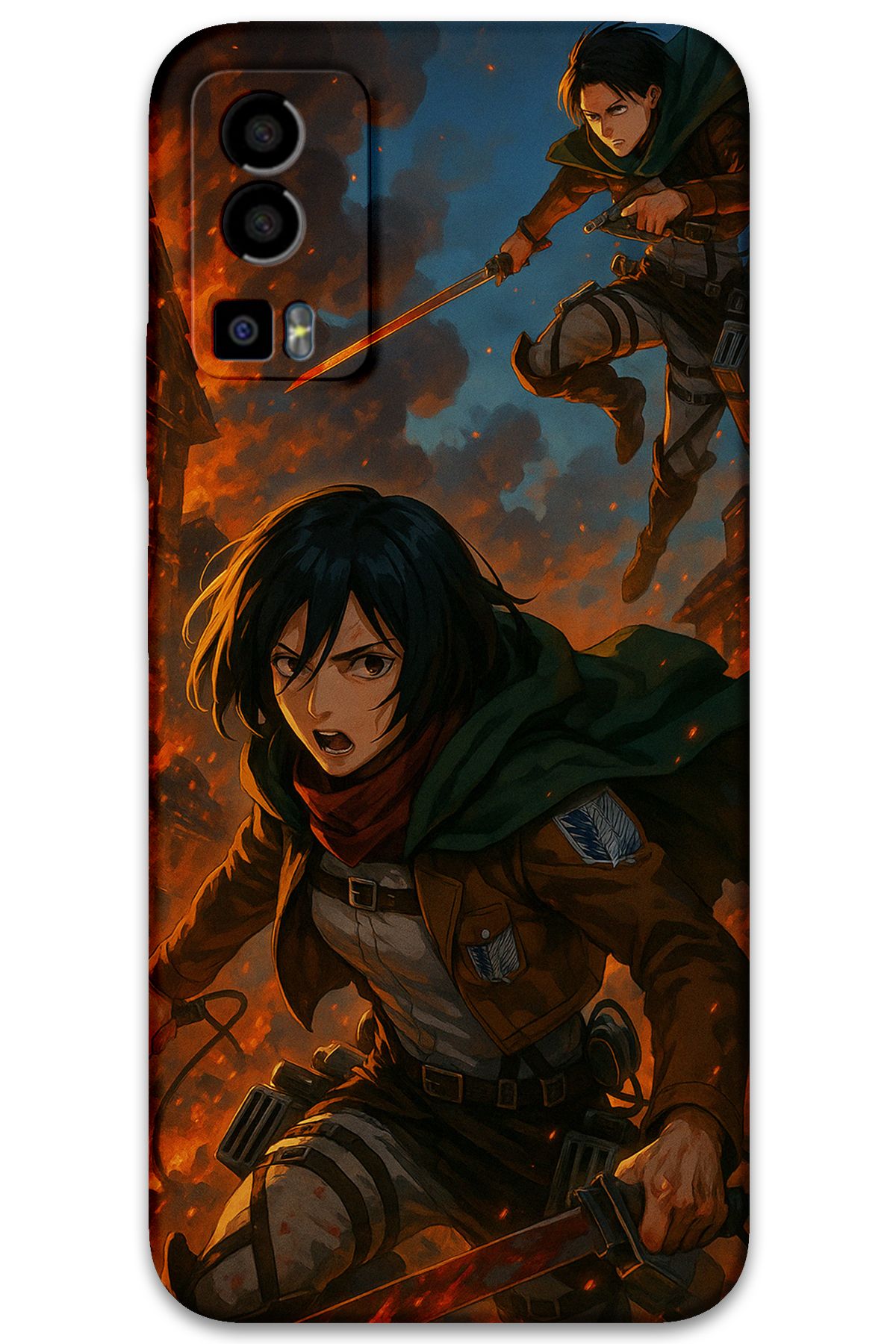 Gramaphone GM 23 Uyumlu Anime Desenli Telefon Kılıfı + Ekran Koruyucu - 5744