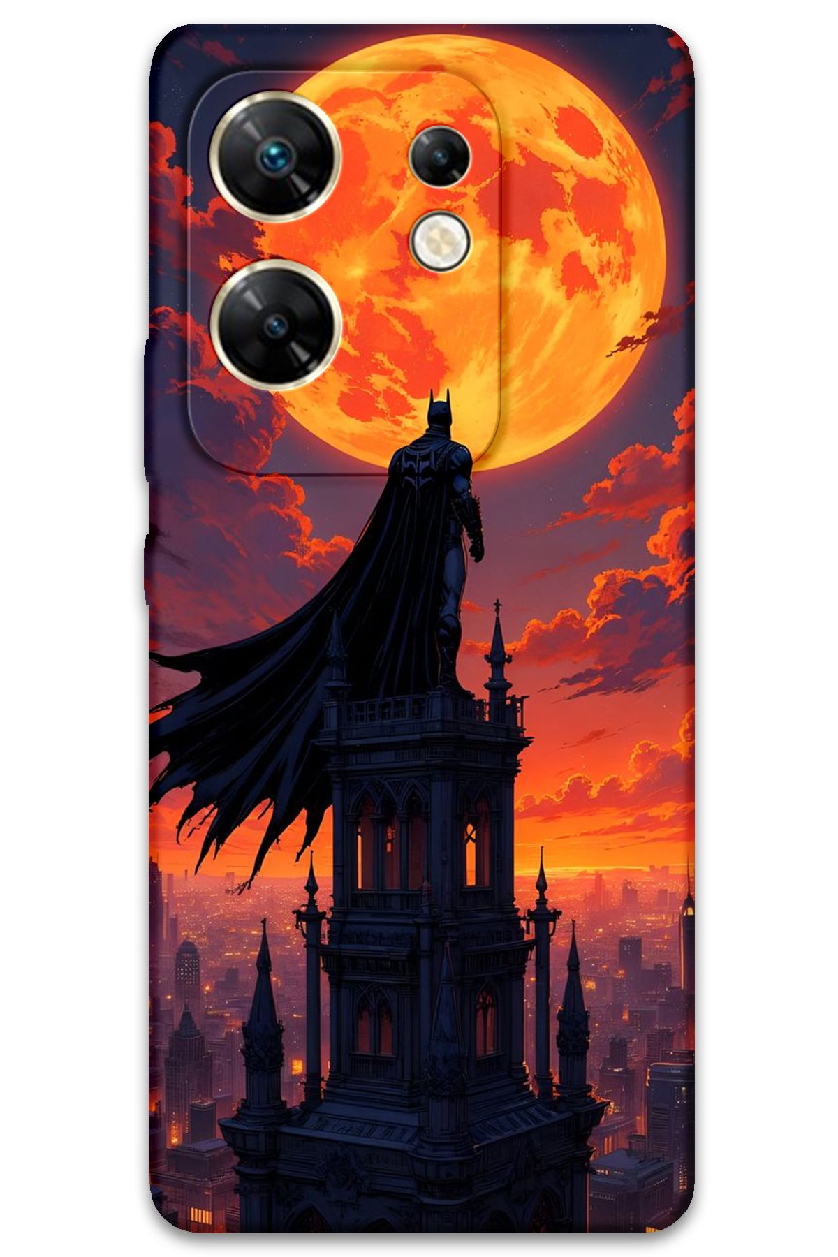 Gramaphone İnfinix Zero 30 4G Uyumlu Batman Desenli Telefon Kılıfı - 5829