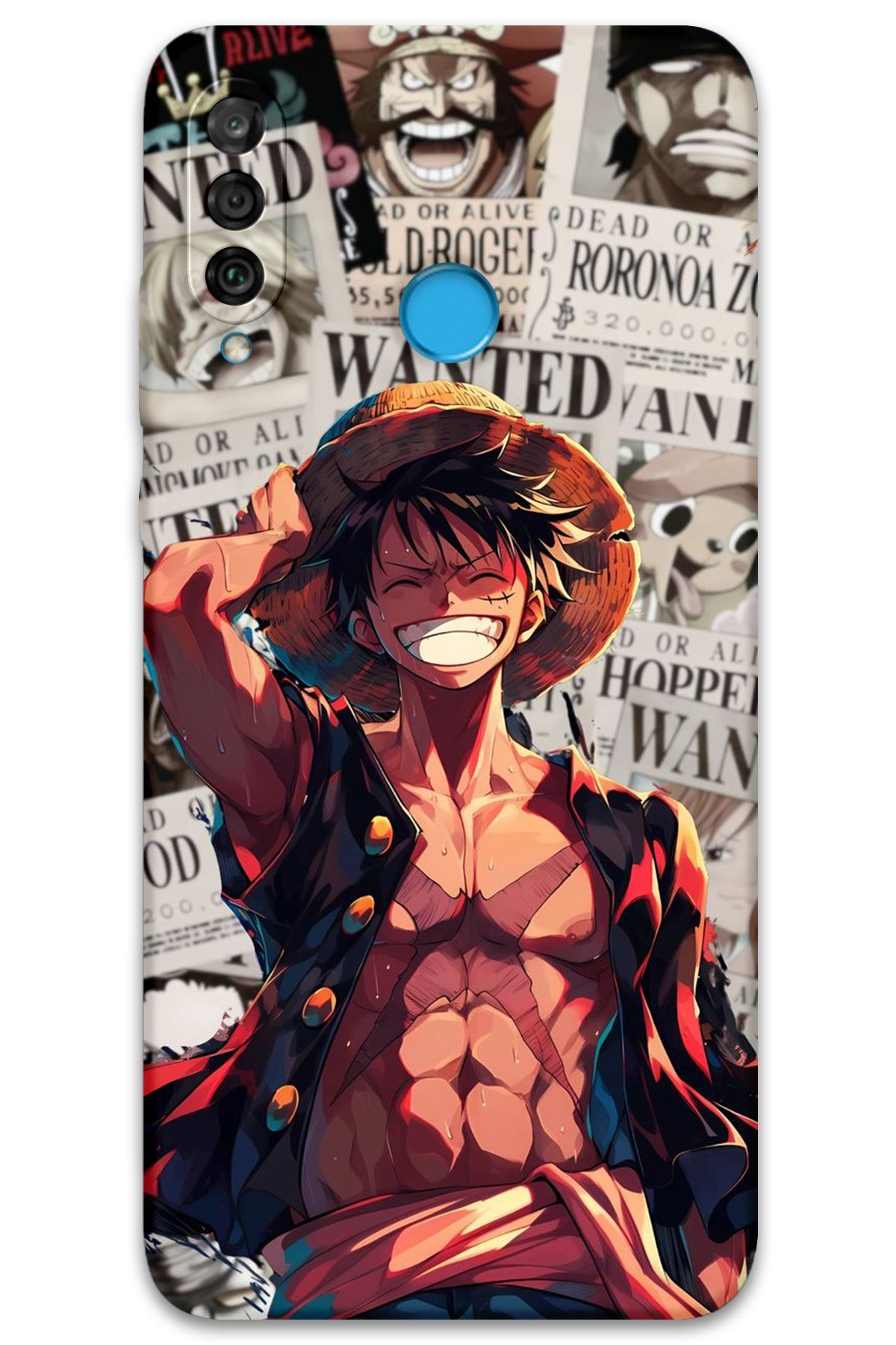 Gramaphone Huawei P30 Lite Uyumlu Anime Desenli Telefon Kılıfı + Ekran Koruyucu - 5754