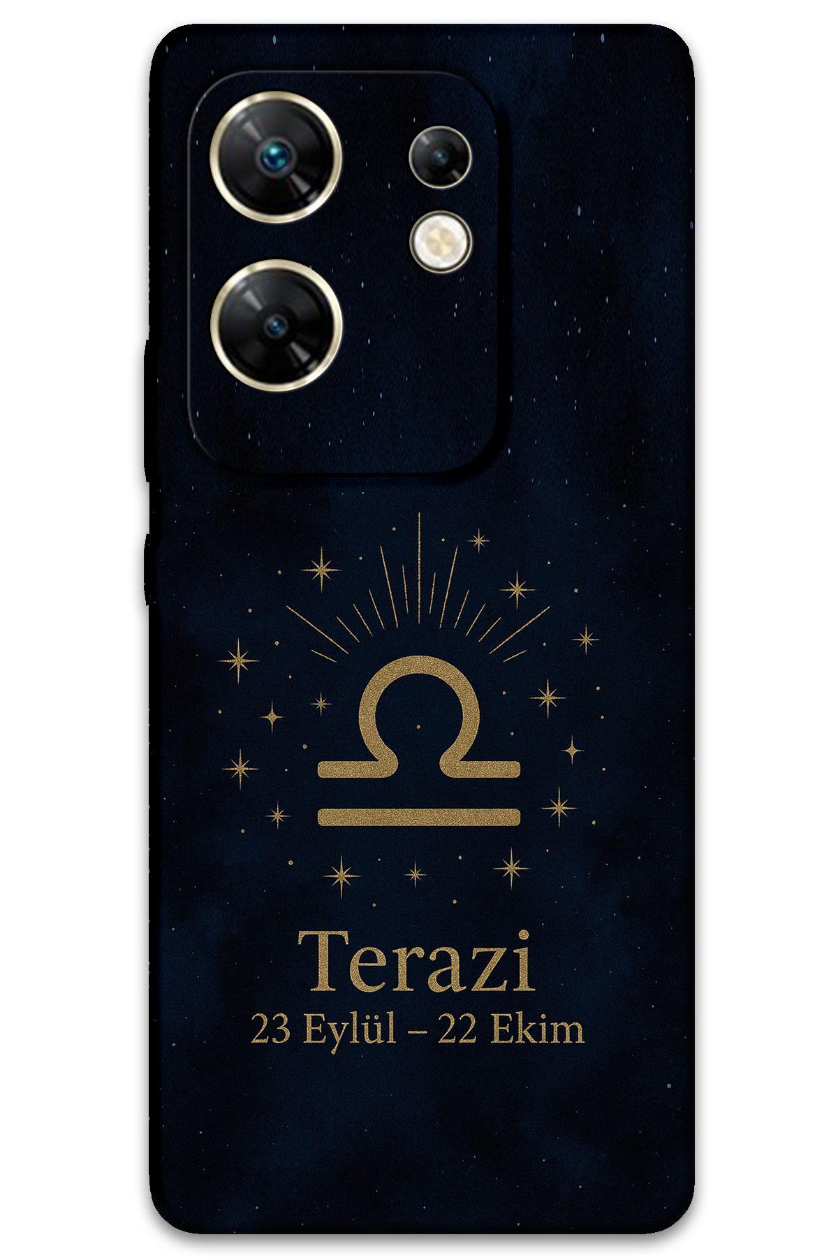 Gramaphone İnfinix Zero 30 4G Uyumlu Terazi Burcu Desenli Telefon Kılıfı - 5774