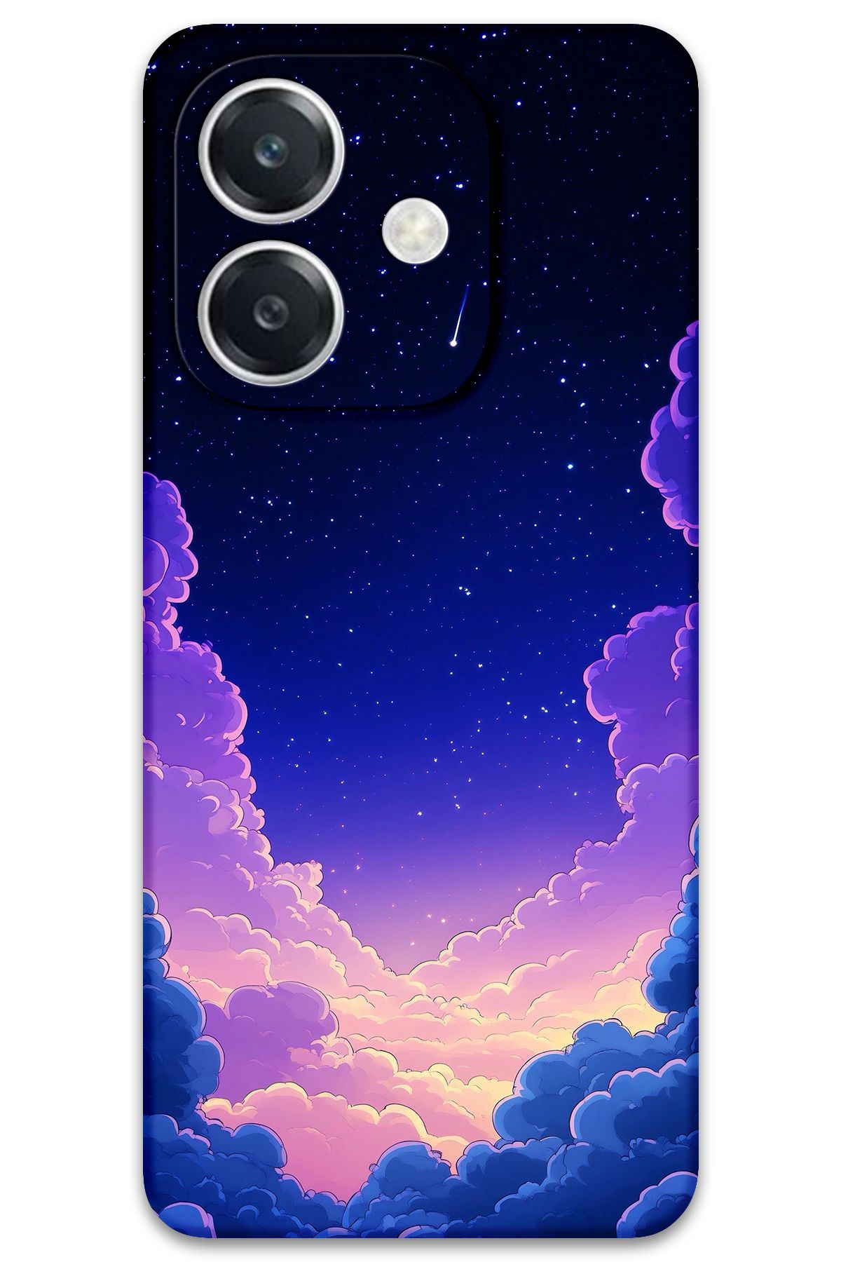 Gramaphone Oppo A3 Uyumlu Uzay Desenli Telefon Kılıfı + Ekran Koruyucu - 5867