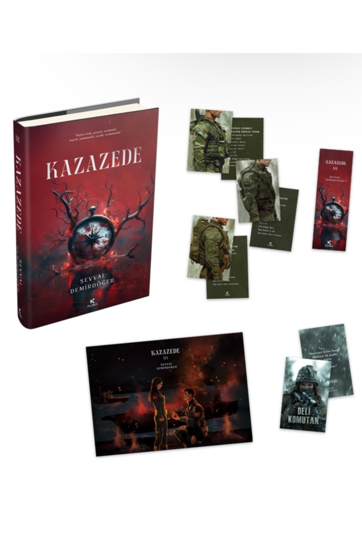 Pukka yayınları KAZAZEDE 3 CİLTLİ-ŞEVVAL DEMİRDÖĞER