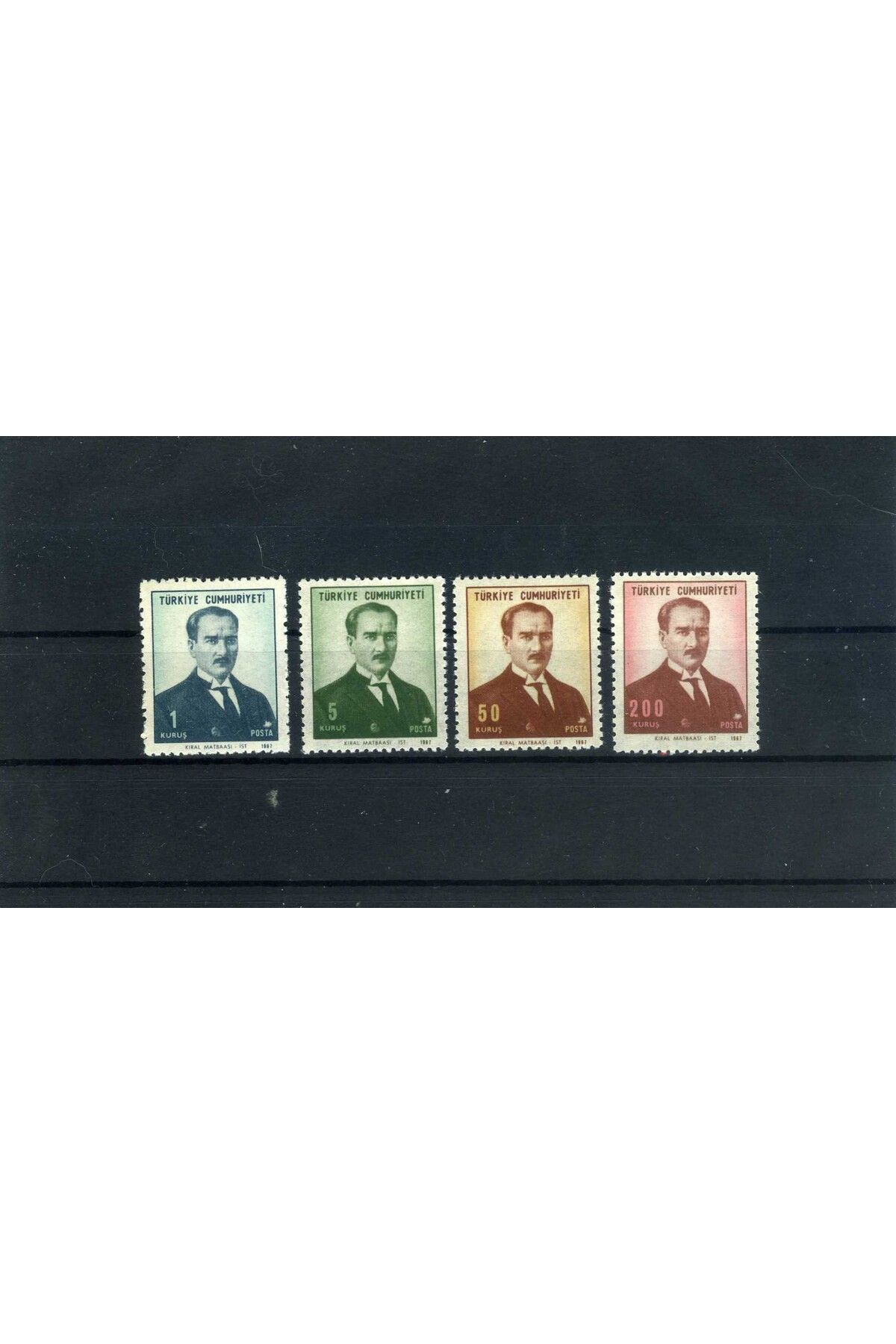 Jupiter Stamps Koleksiyon Pulları,4 Pulluk Atatürk Posta Serisi,Konsept Hediyelik,Hobi Dünyası,ASB-006722341