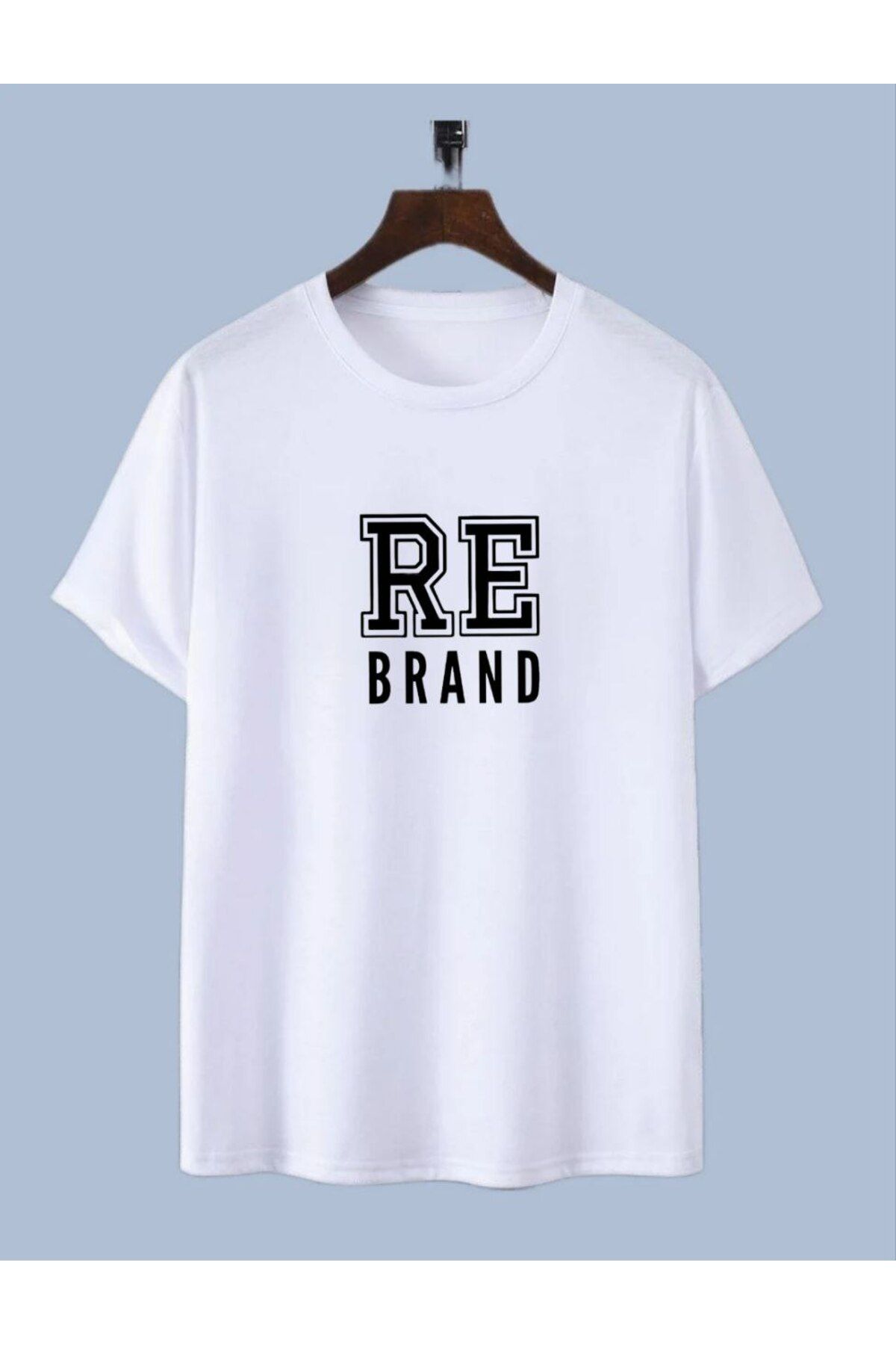REBRAND Baskılı T-shirt spor Unisex Oversize