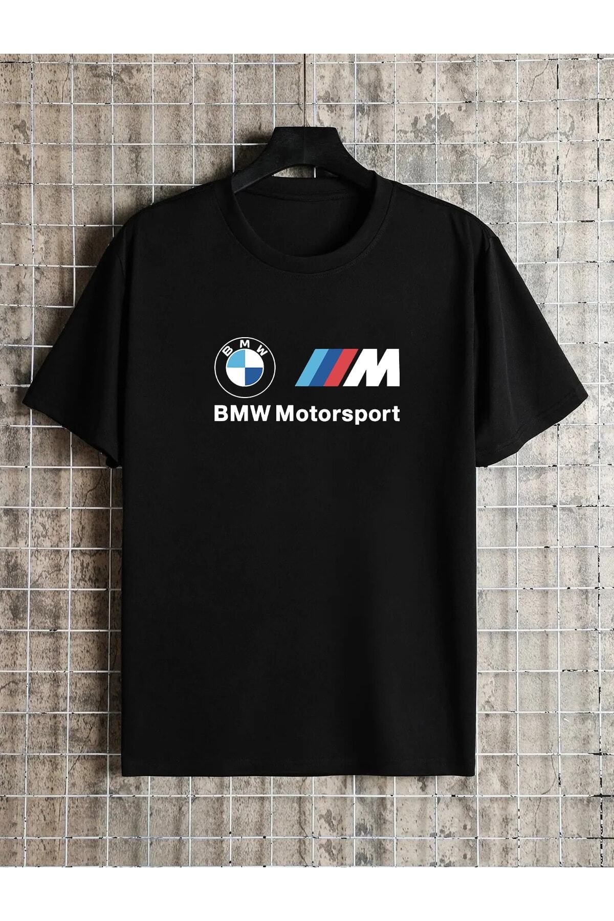 Pisa Art BMW MOTORSPORT SİYAH PREMIUM BASIC T-SHİRT