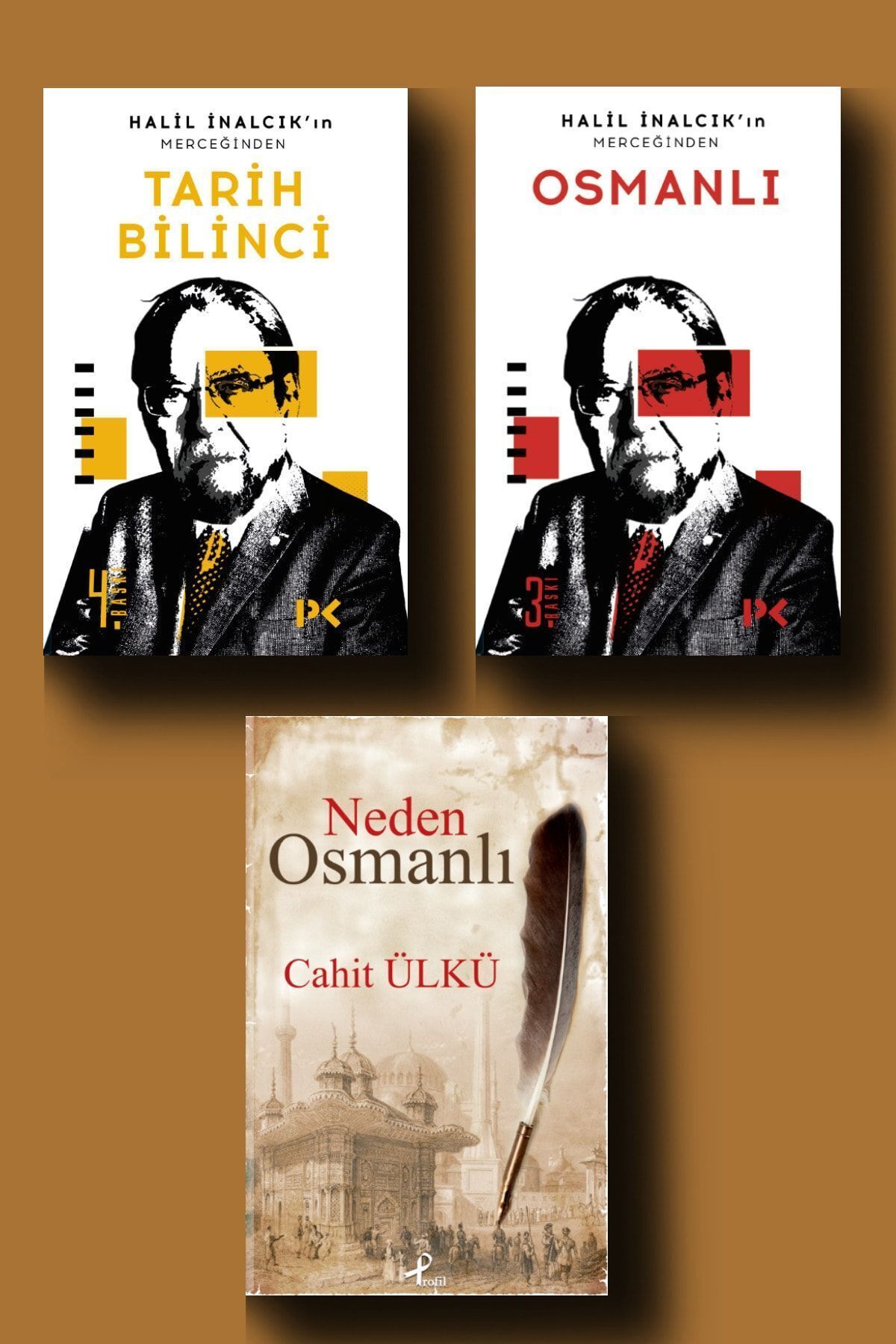 Profil Kitap Tarih Seti 3 Kitap Halil Inalcık - Cahit Ülkü