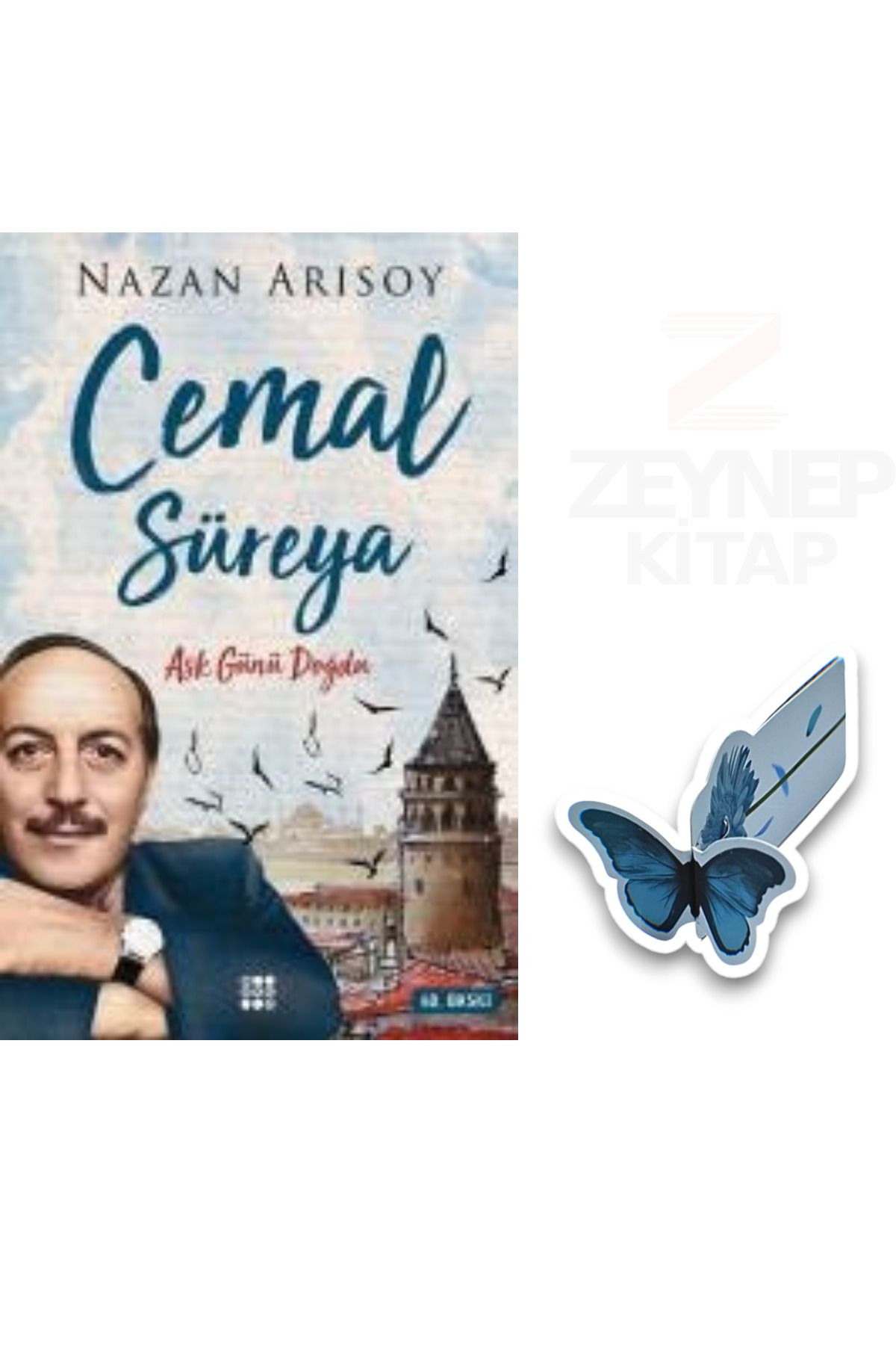 Dokuz Yayınları Cemal Süreya (Özel Tasarım Hareketli Kelebek Ayraç Hediye)