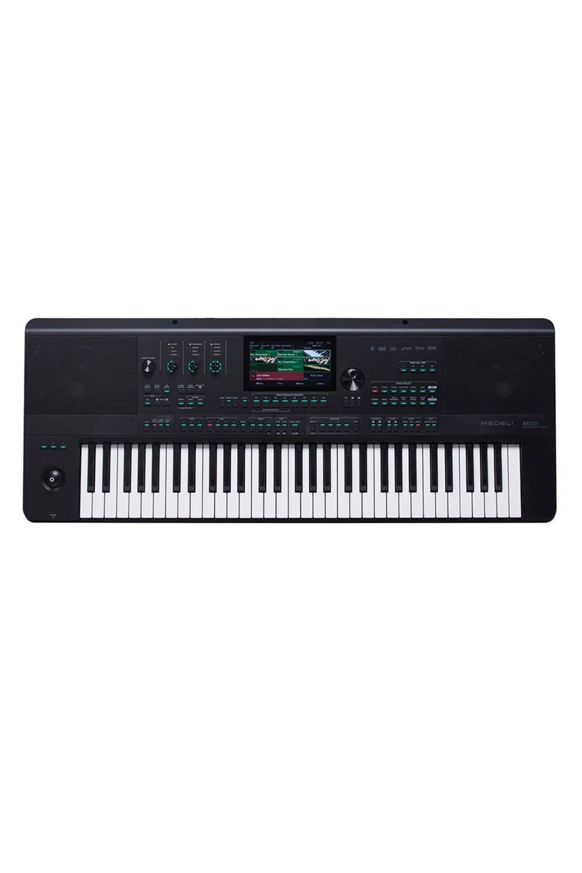 MEDELİ-Akx10 Digital Arranger, 61 Dynamic Keys, 7” Touch Screen, 768 Mb Sampler, 1100 Sounds, 280 Rhythms 2