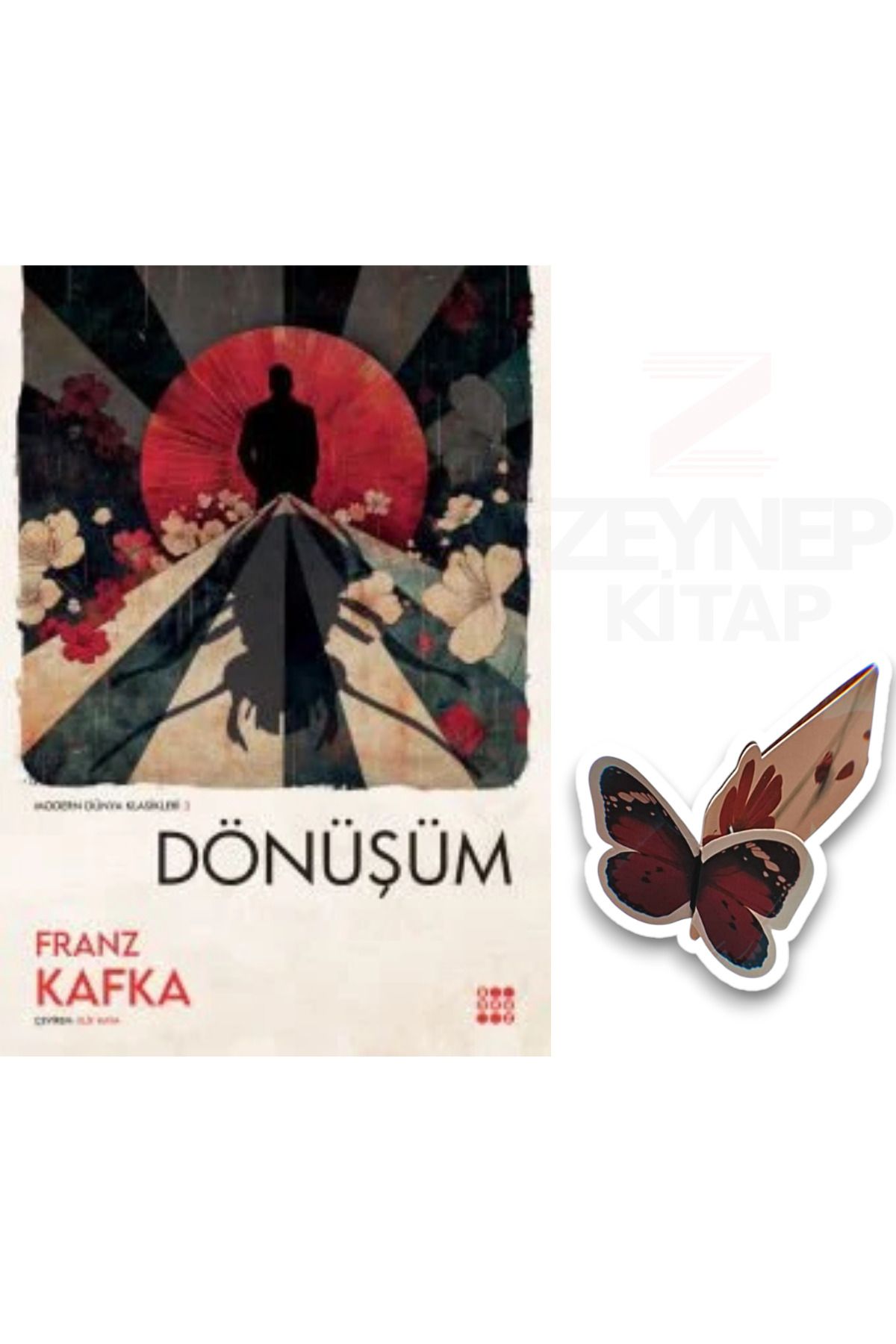 Dokuz Yayınları Dönüşüm - Franz Kafka(Özel Tasarım Hareketli Kelebek Ayraç Hediye)