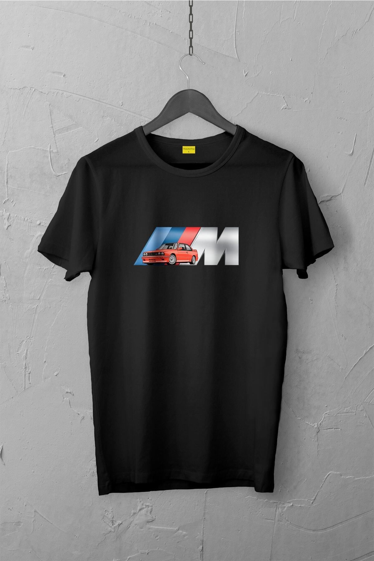 Pisa Art Bmw E30 Tasarımlı Tshirt , Unisex Premium, Çatlama Solma Yapmaz / Otomobil