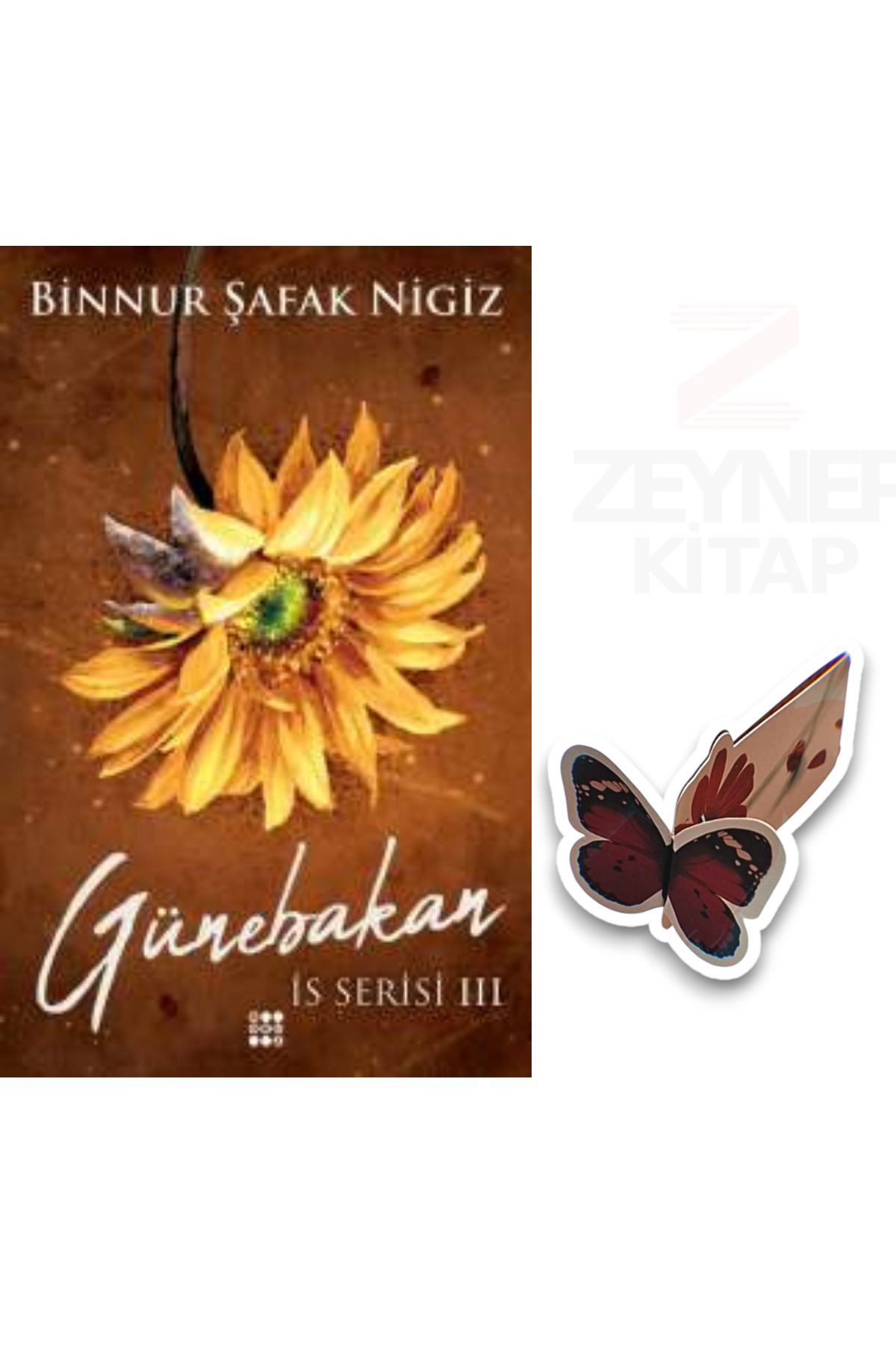 Dokuz Yayınları Günebakan İs 3(KARTONKAPAK) (Özel Tasarım Hareketli Kelebek Ayraç Hediye)