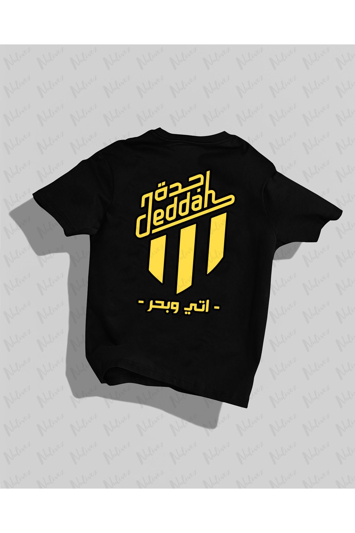 Pisa Art ITTIHAD Tasarımı Sırt Baskılı Yüksek Kalite Kompakt Unisex Oversize T-Shirt