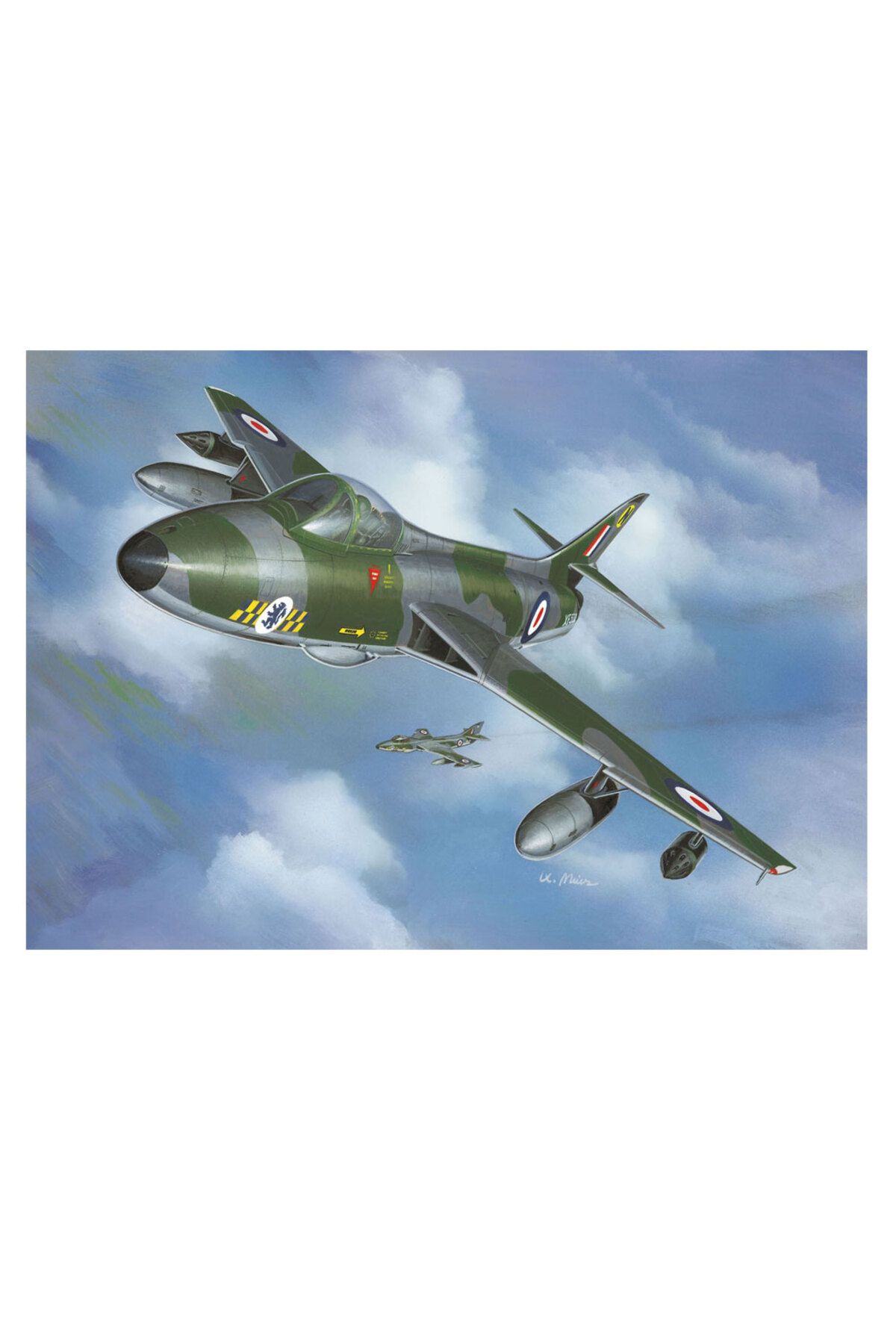 ماکت مدل مجموعه هواپیما هاوکر شکارچی FGA 63833 REVELL