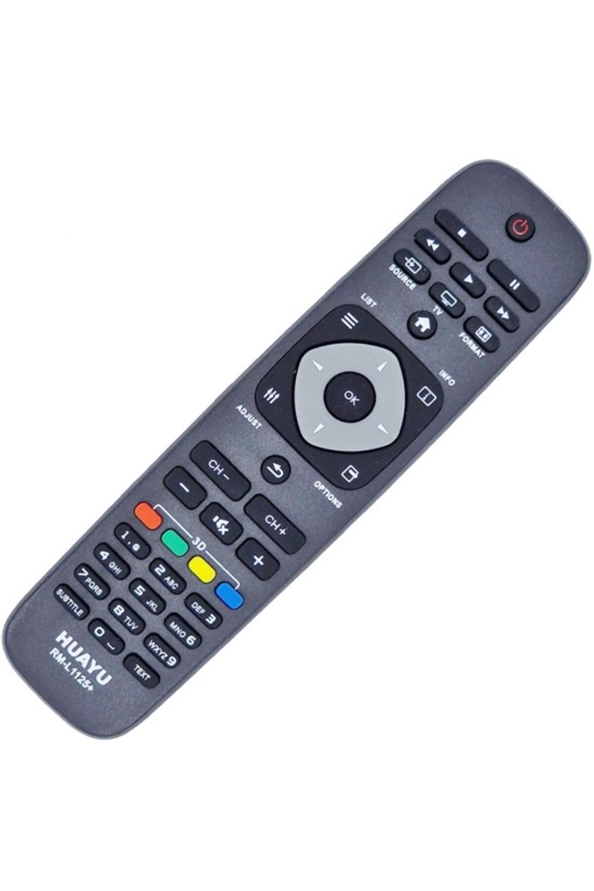OEM-HUAYU remote control for PHILIPS LCD/LED with PHILIPS and SAA3010 codes 1