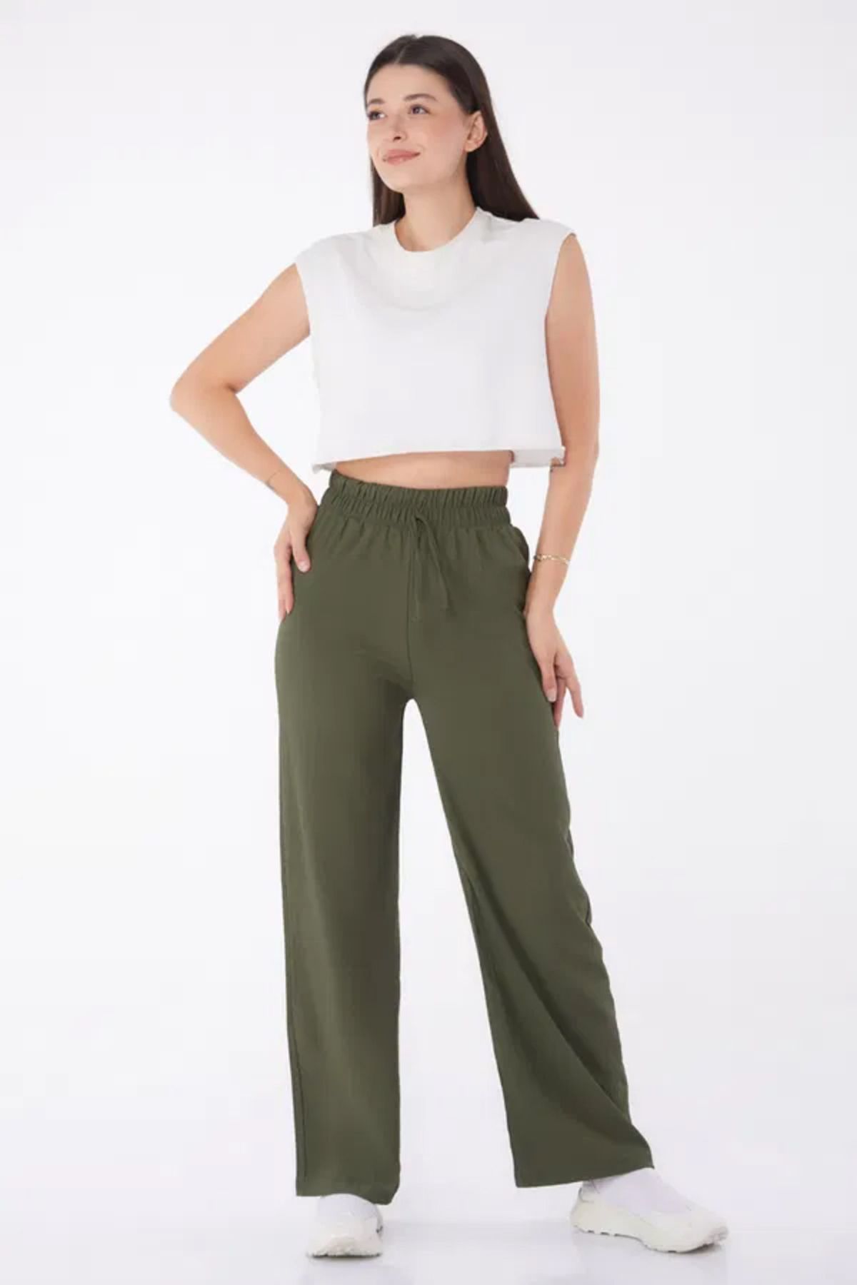 Butik Rizz Pantolon Beli Lastikli