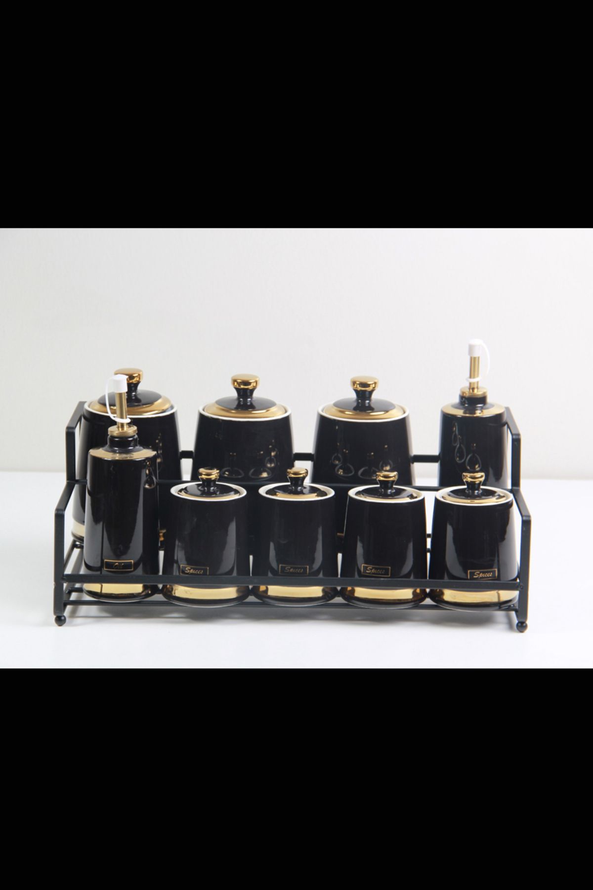 Generic-طقم برطمانات علب بهارات وتوابل 1