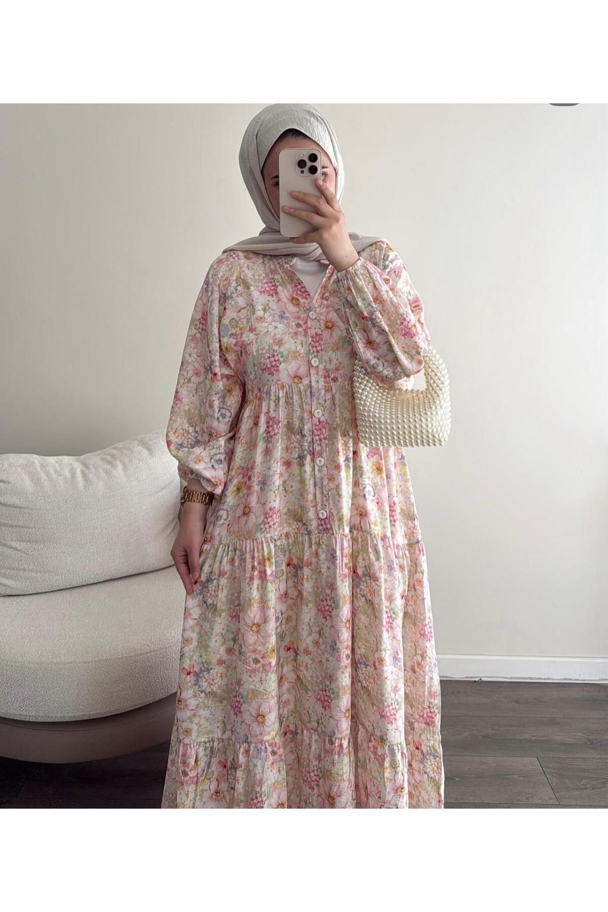 Zahra Moda PEMBE ELBISE