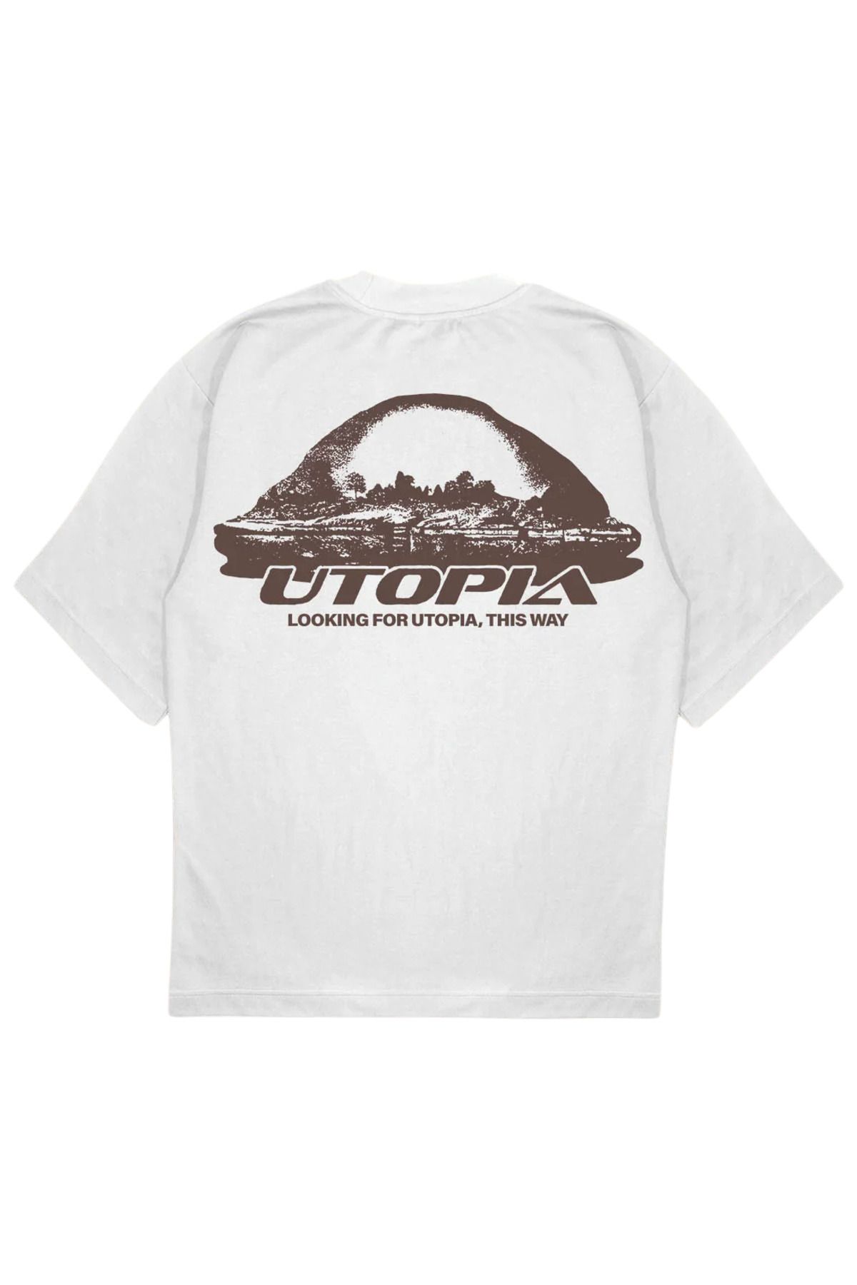 SVART WEAR UTOPIA VINTAGE Baskılı Oversize Unisex Tişört kiss