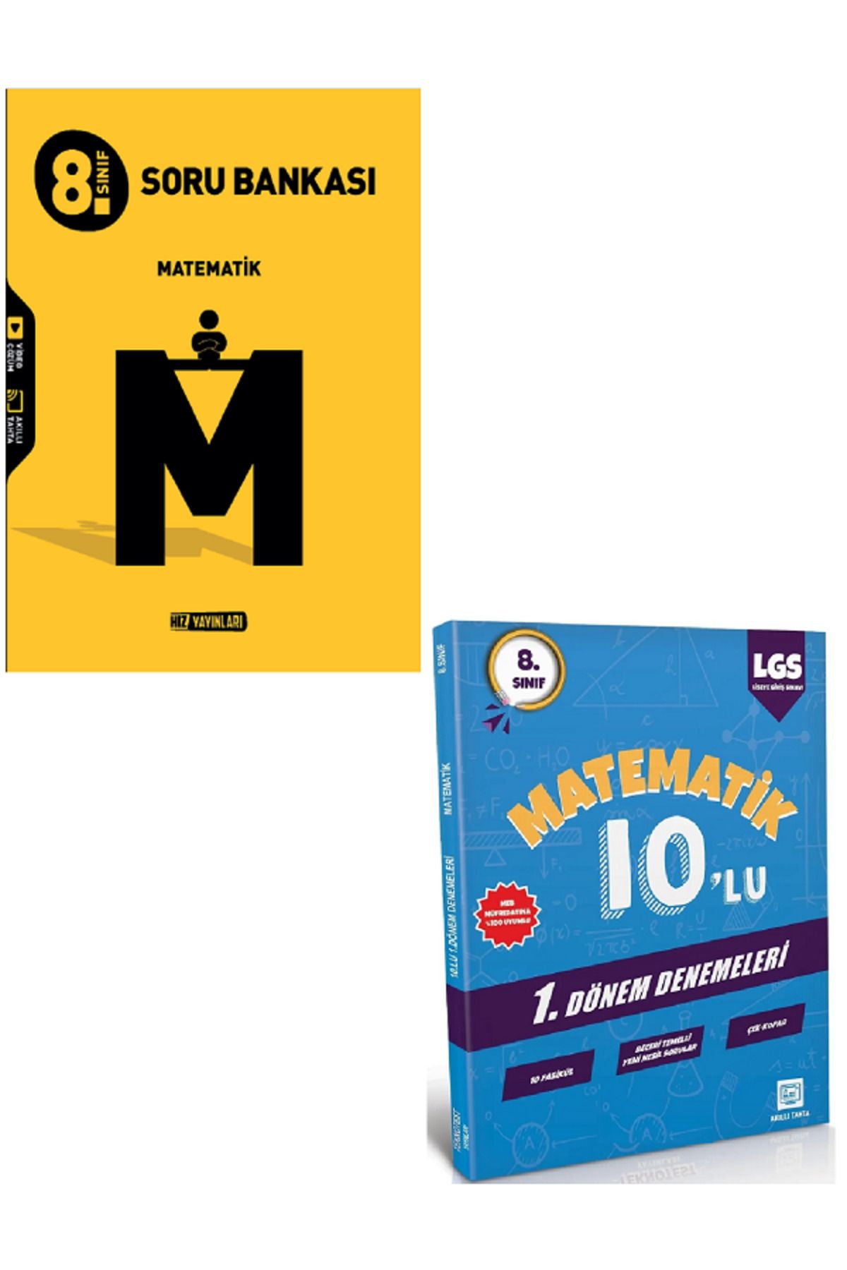 Efsane Yayınları 8.Sınıf Hız Matematik Soru Bankası / 10'Lu Matematik Deneme HEDİYE - 2 KİTAP SET