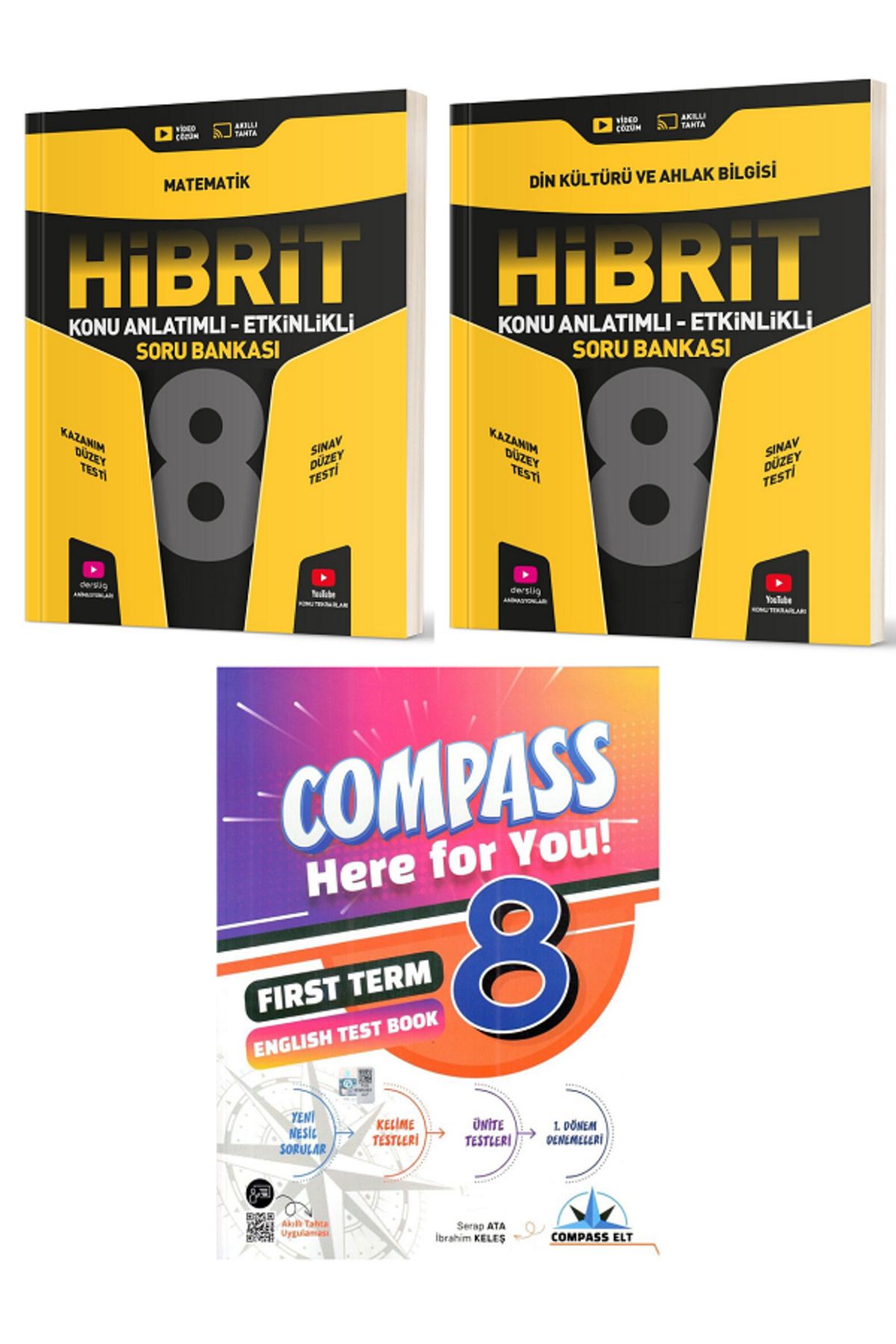 Efsane Yayınları 8.Sınıf Hız HİBRİT MATEMATİK - DİN KÜLTÜRÜ Konu Etkinlikli Soru / İngilizce Test Book HEDİYE -3KİTAP