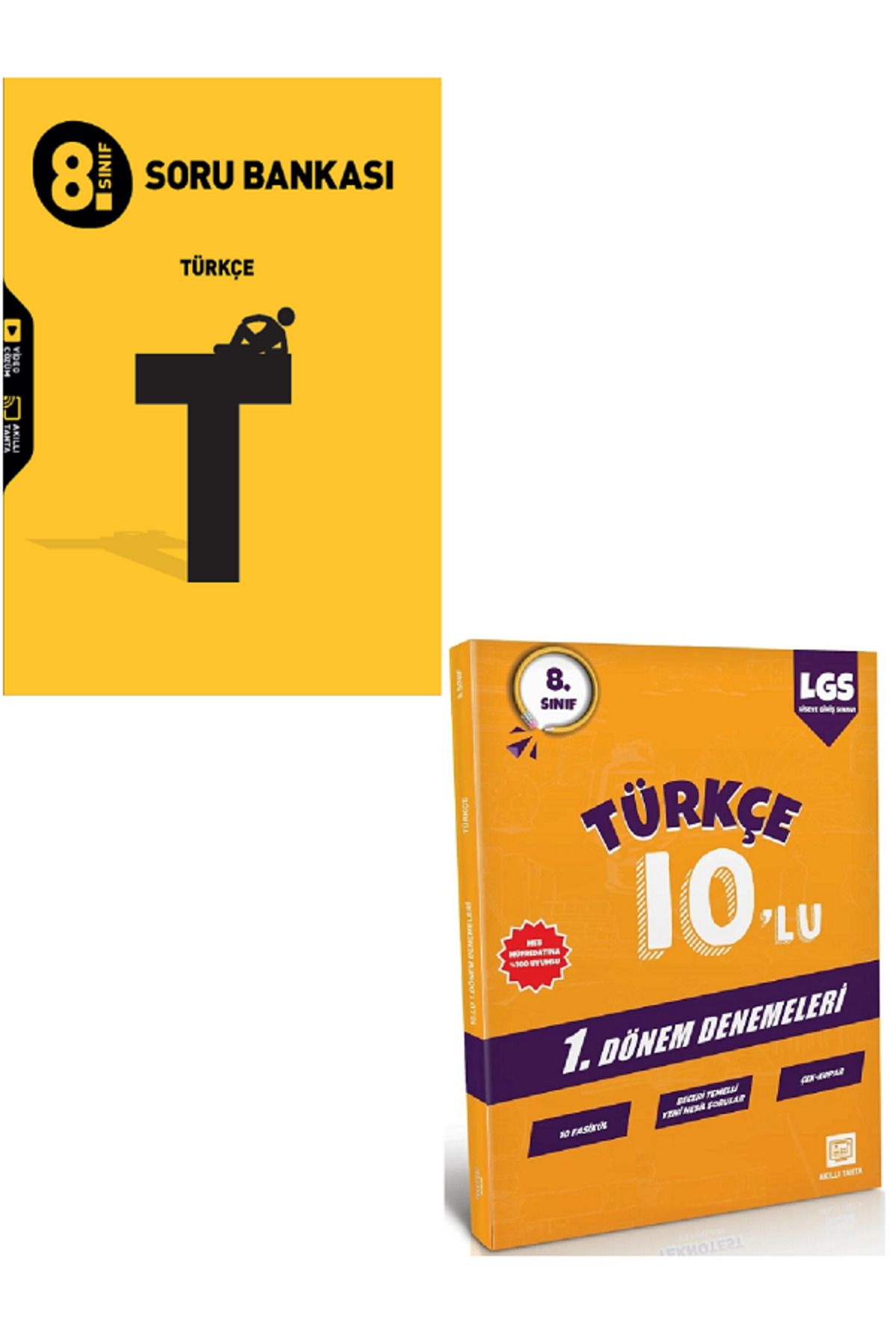 Efsane Yayınları 8.Sınıf Hız Türkçe Soru Bankası / 10'Lu Türkçe Deneme HEDİYE - 2 KİTAP SET